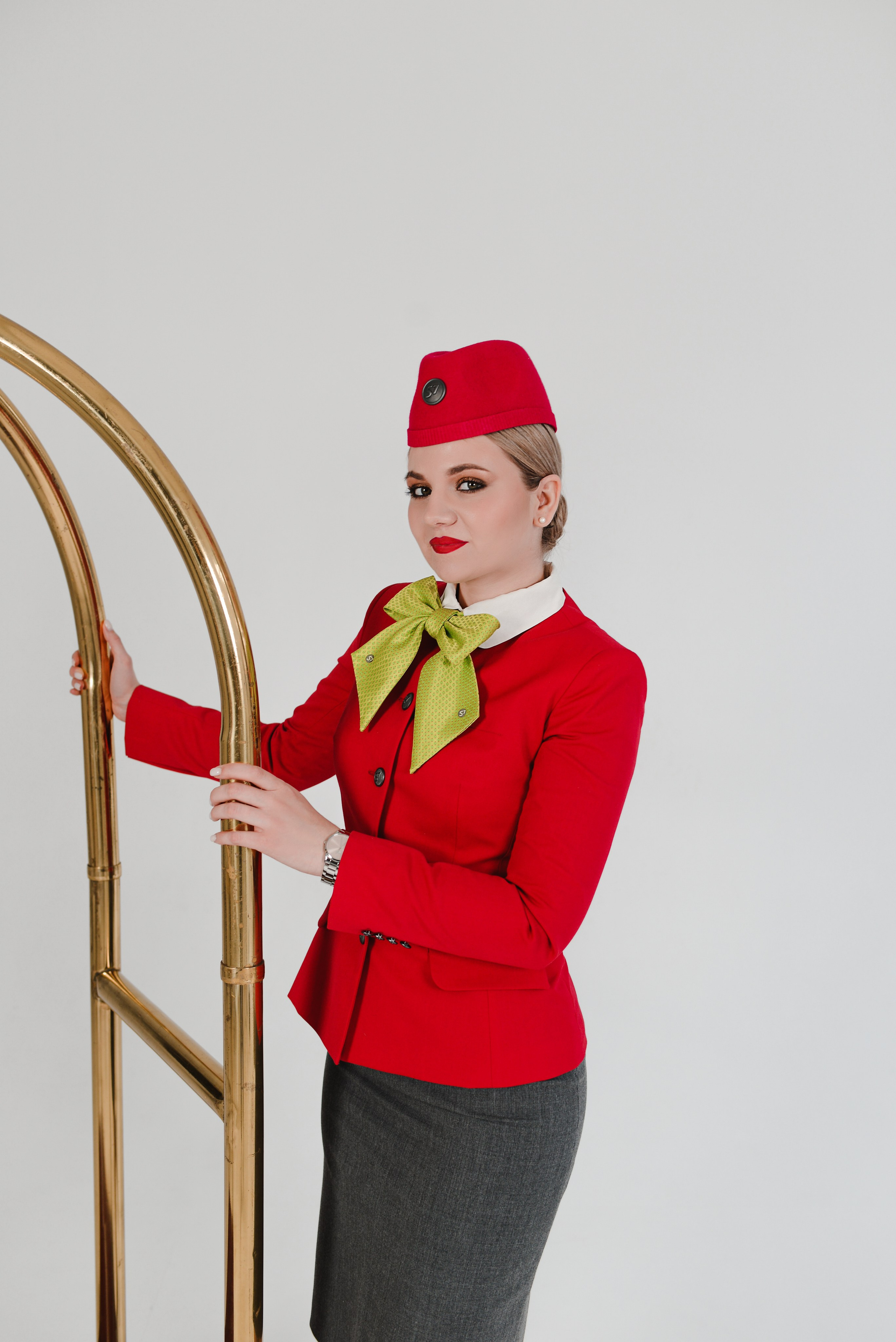 Стюардесса по имени Полина. Фотограф Ярута Оксана / Ростов-на-Дону