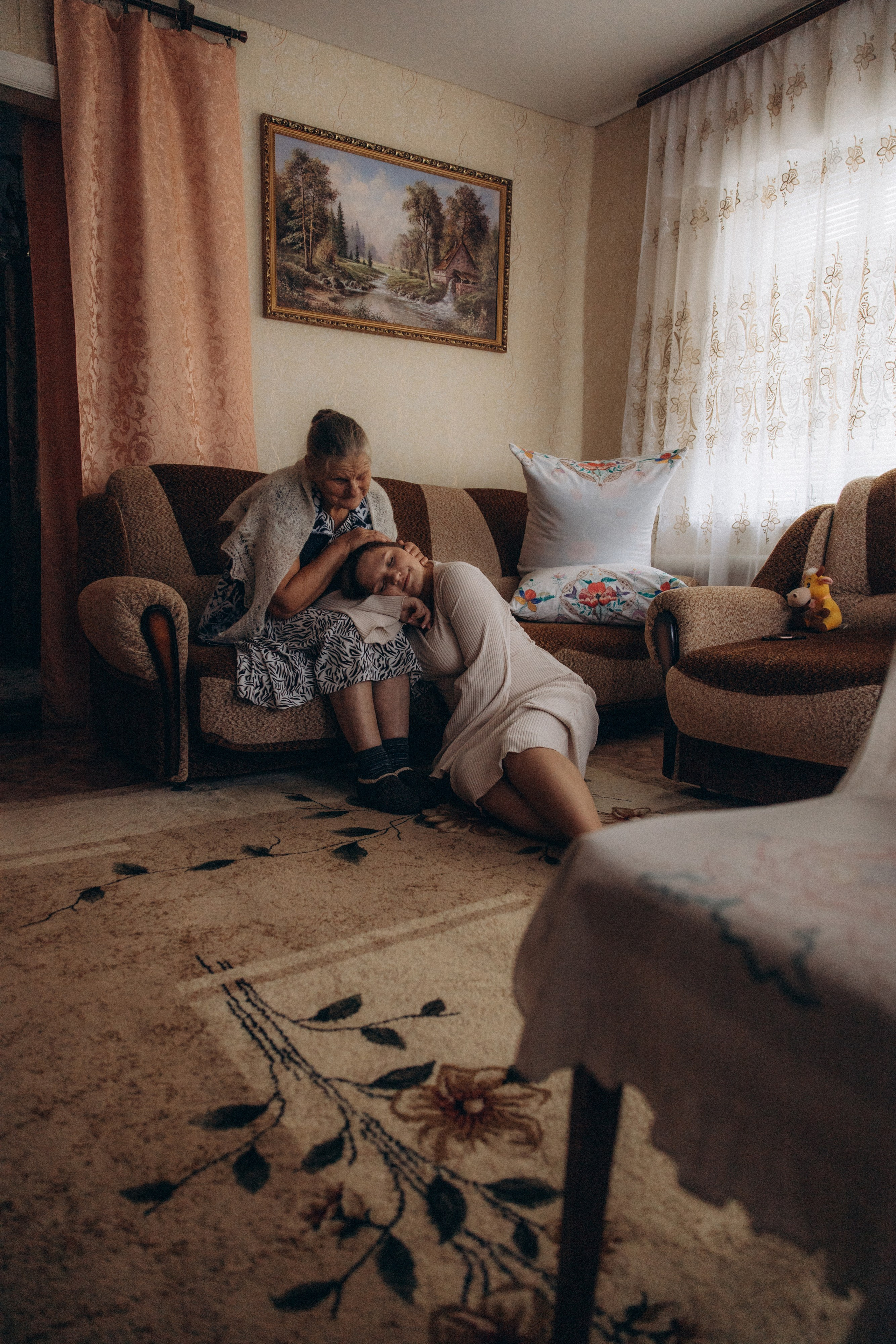 Аня и бабушка. Семейный фотограф Губкин/Старый Оскол