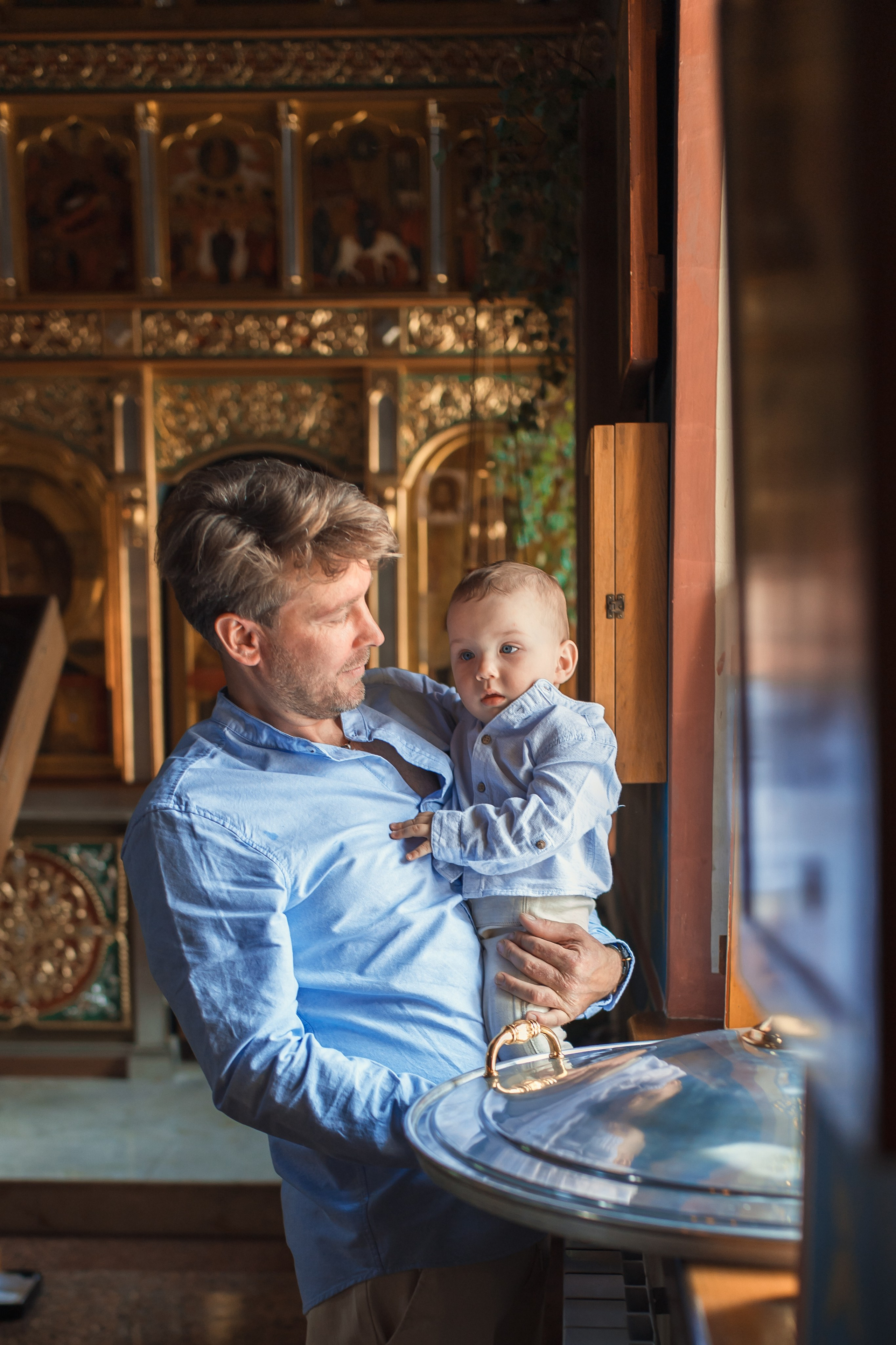 Крещение в Знаменской Церкви г. Переславль Залесский. Профессиональный фотограф в Москве и Мо Мария Шантарёва