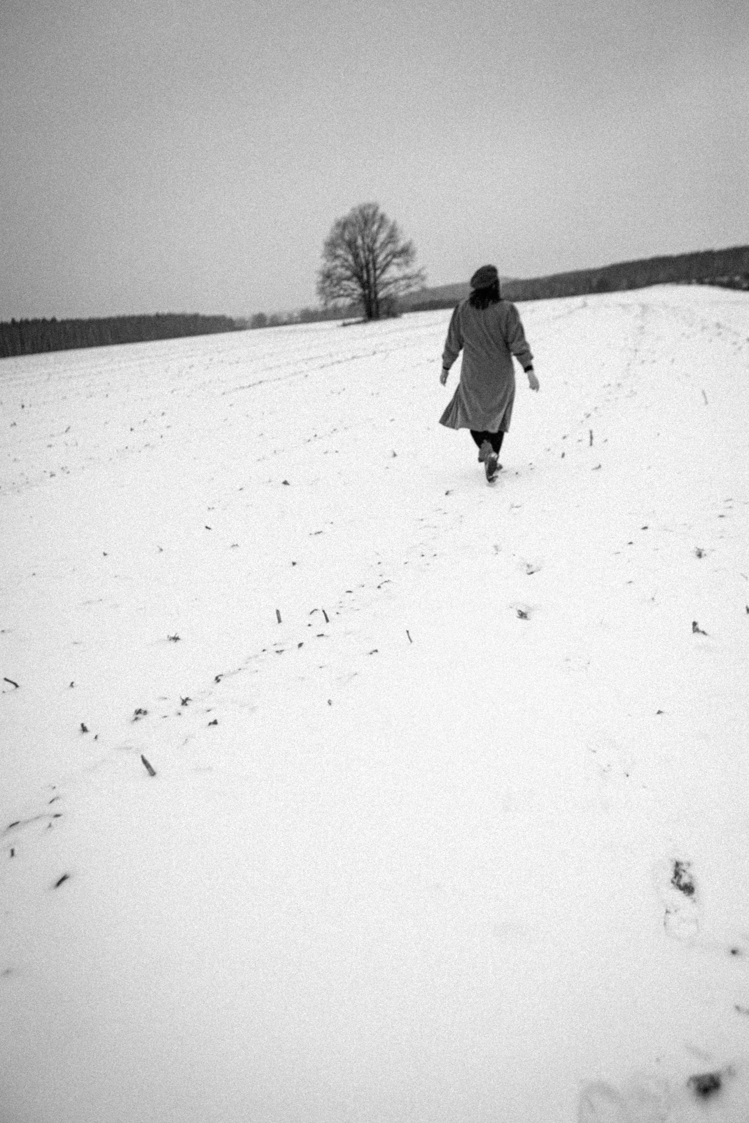 Олеся. Зимнее поле. Фотограф в Нижнем Новгороде