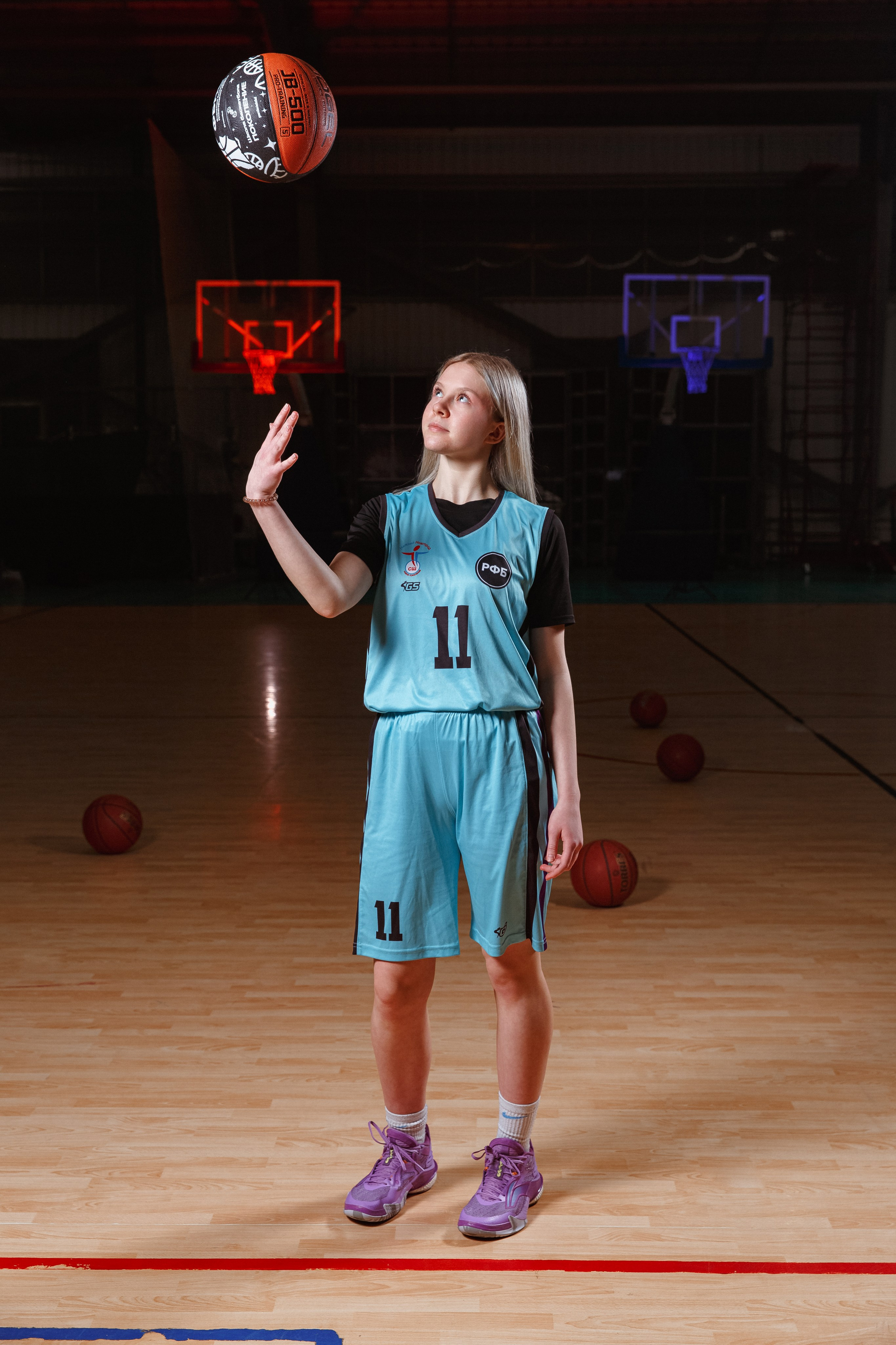 Спортивный портрет в Нижнем Новгороде. Баскетболистка.