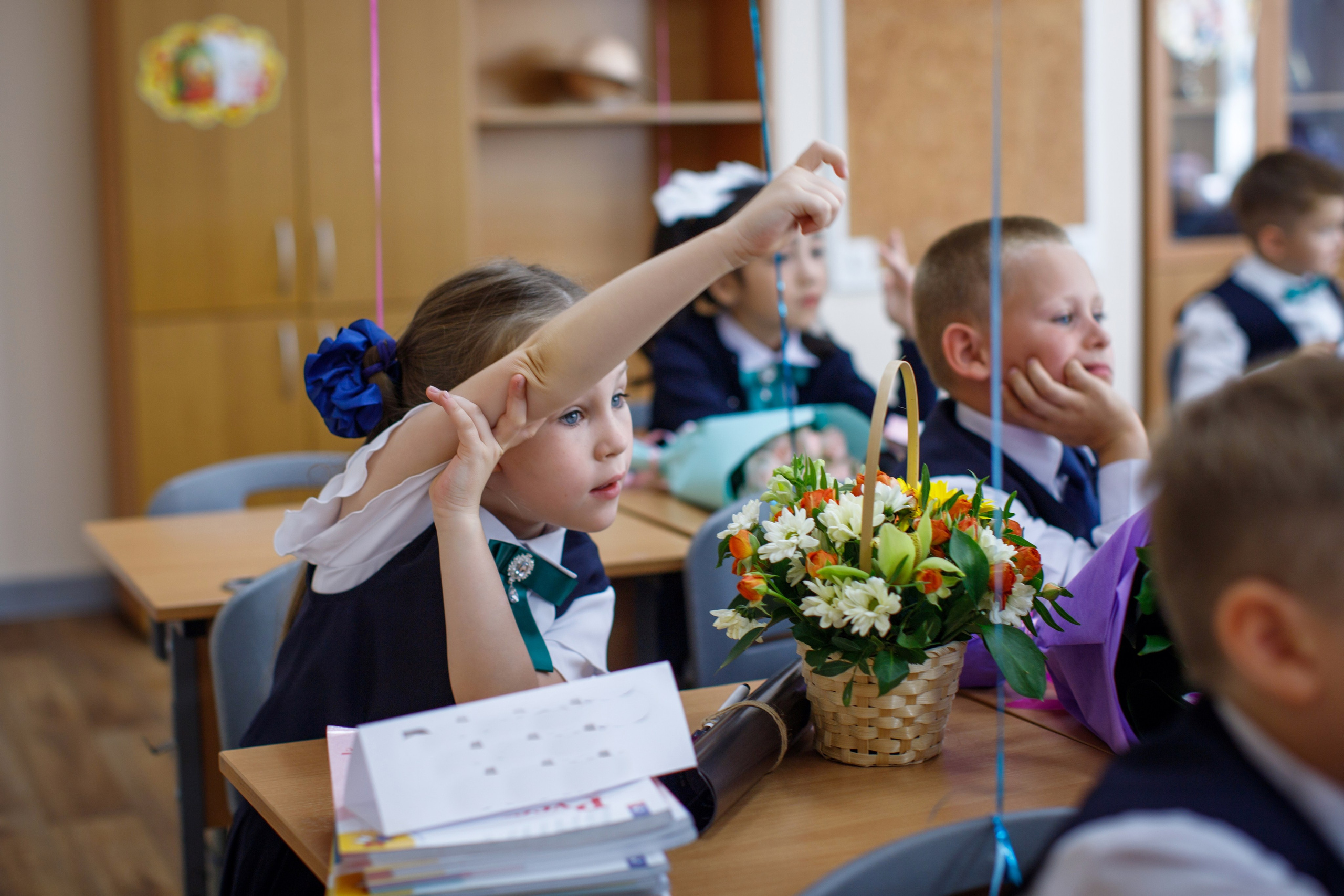 1 сентября / 1 класс / Гимназия № 1558 / г. Москва. Детский и семейный фотограф Мария Киселёва. Москва