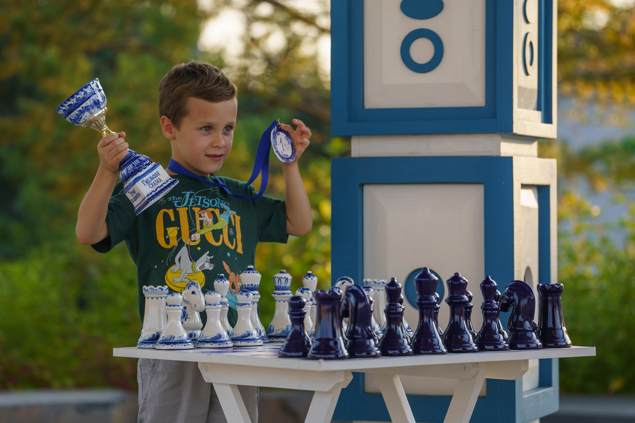 Gzhel fairy tale — Гжельская сказка