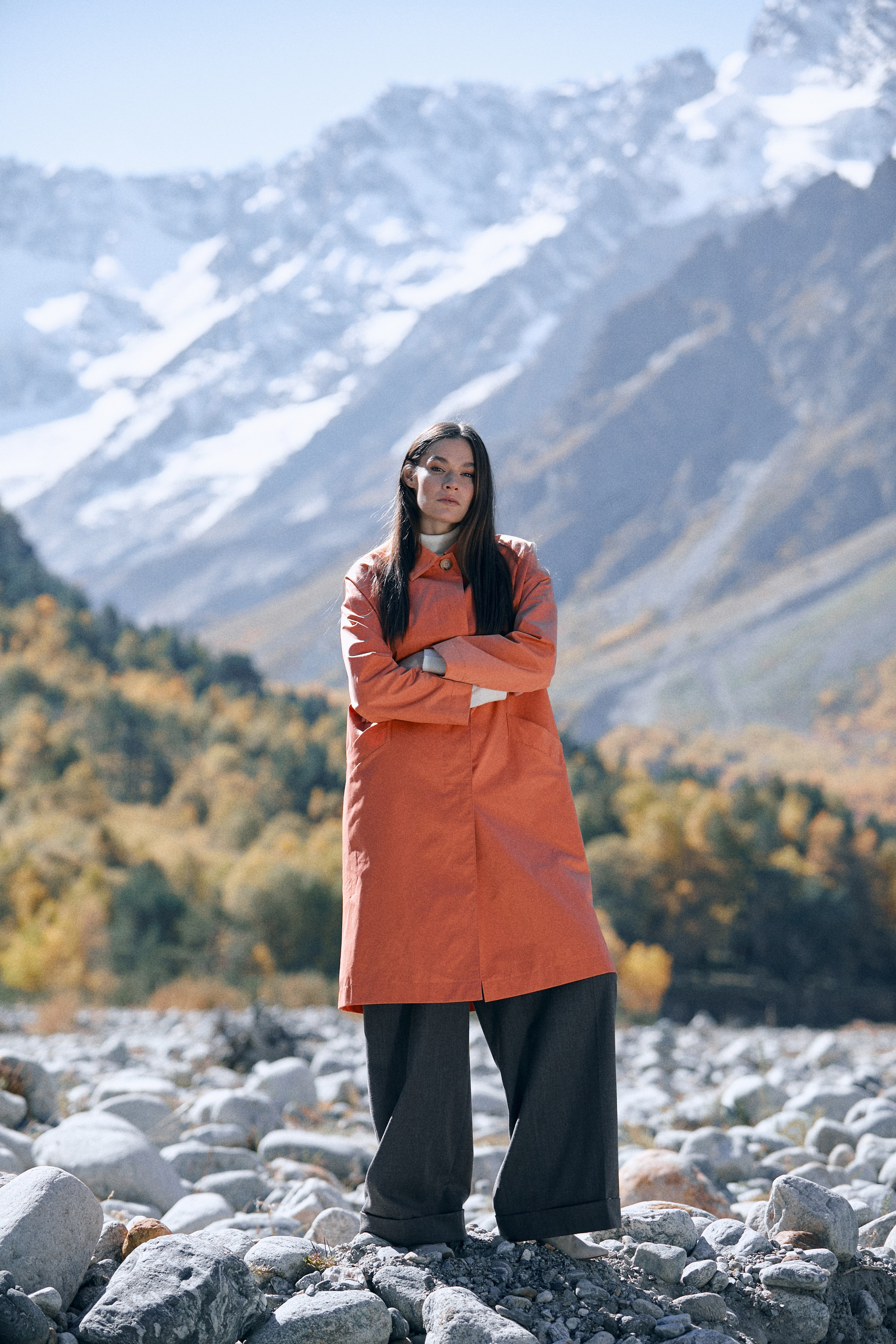 Съемка для бренда одежды в горах. Фотограф Продюсер в горах КБР / Москва  Нальчик Горы