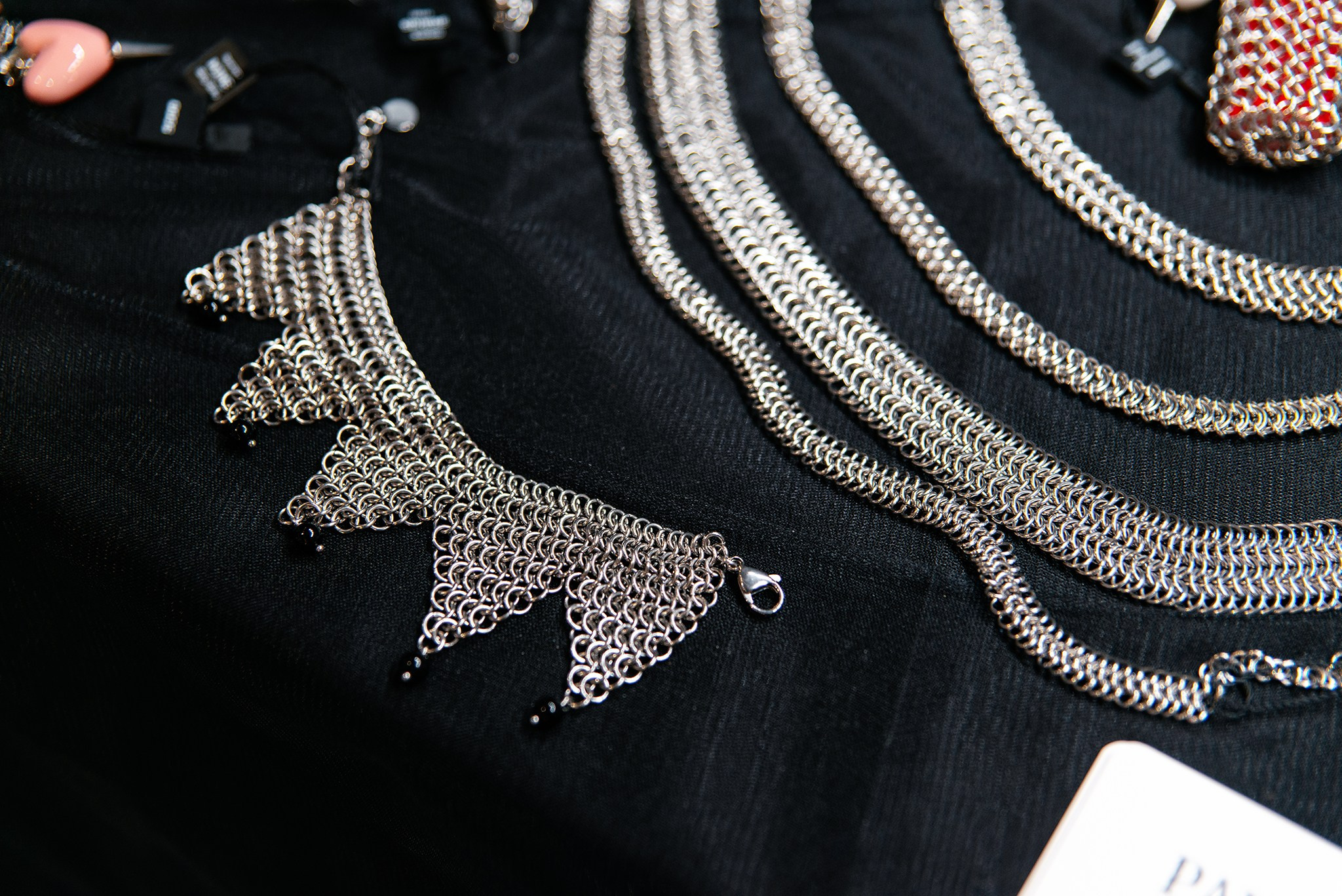 PAULINA SOLARSKI. Stainless steel chainmail accessories. Репортажный фотограф в Санкт-Петербурге Анастасия Клёпова