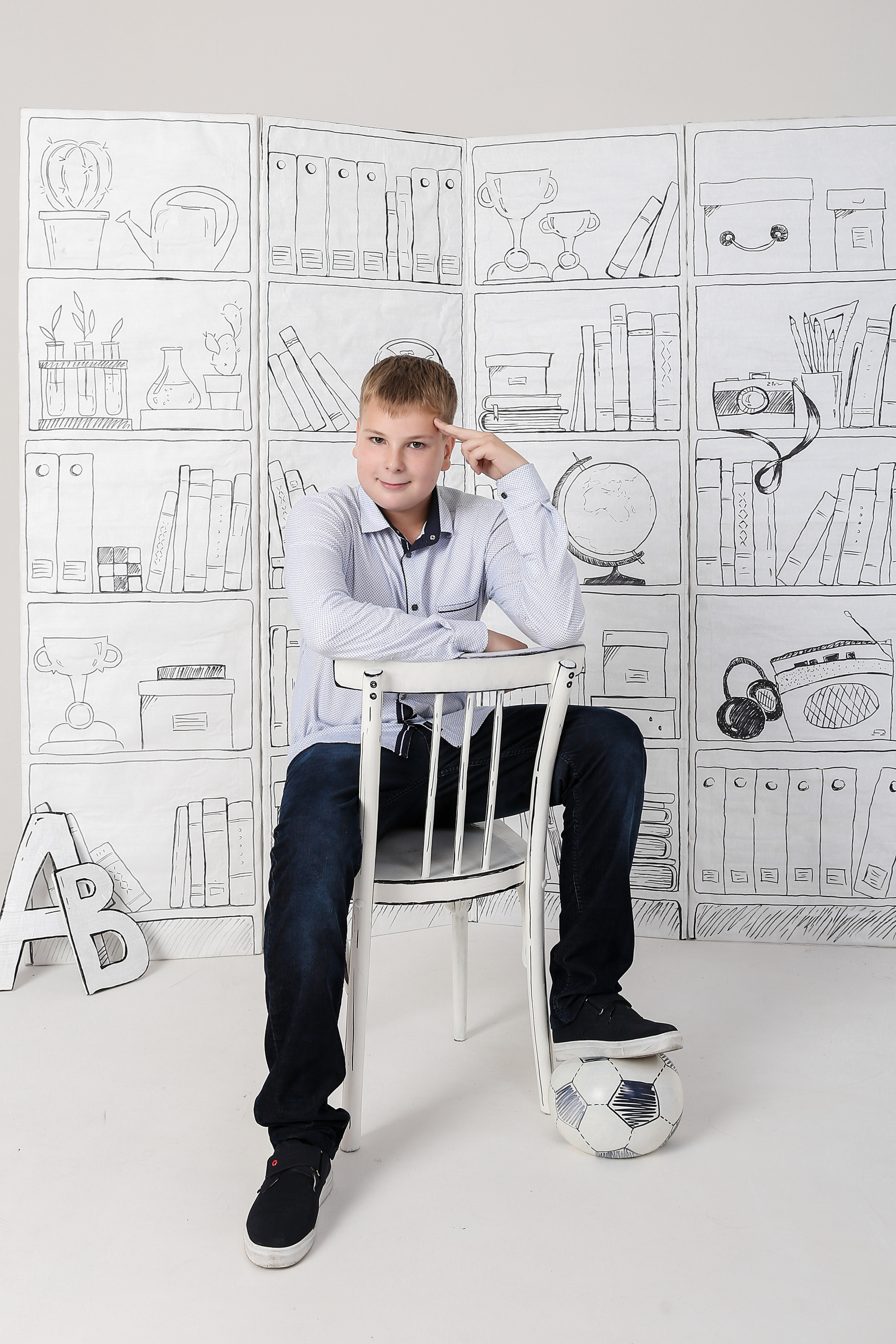 Школьный портреты. Детский фотограф Татьяна Жолобова г. Бийск