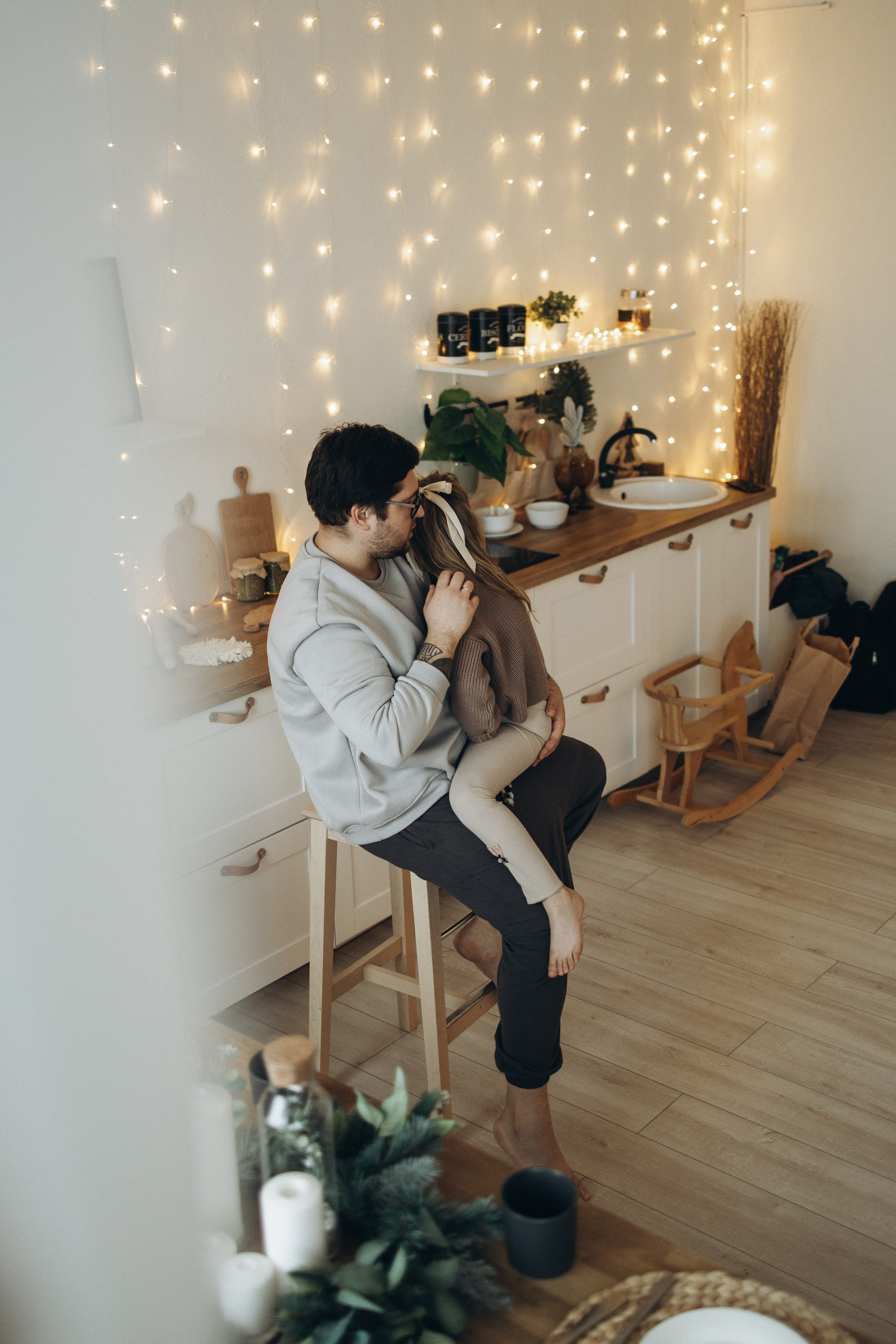 Новогодняя съёмка Милы и её семьи. Семейный и детский фотограф в Москве Маргарита Сереброва