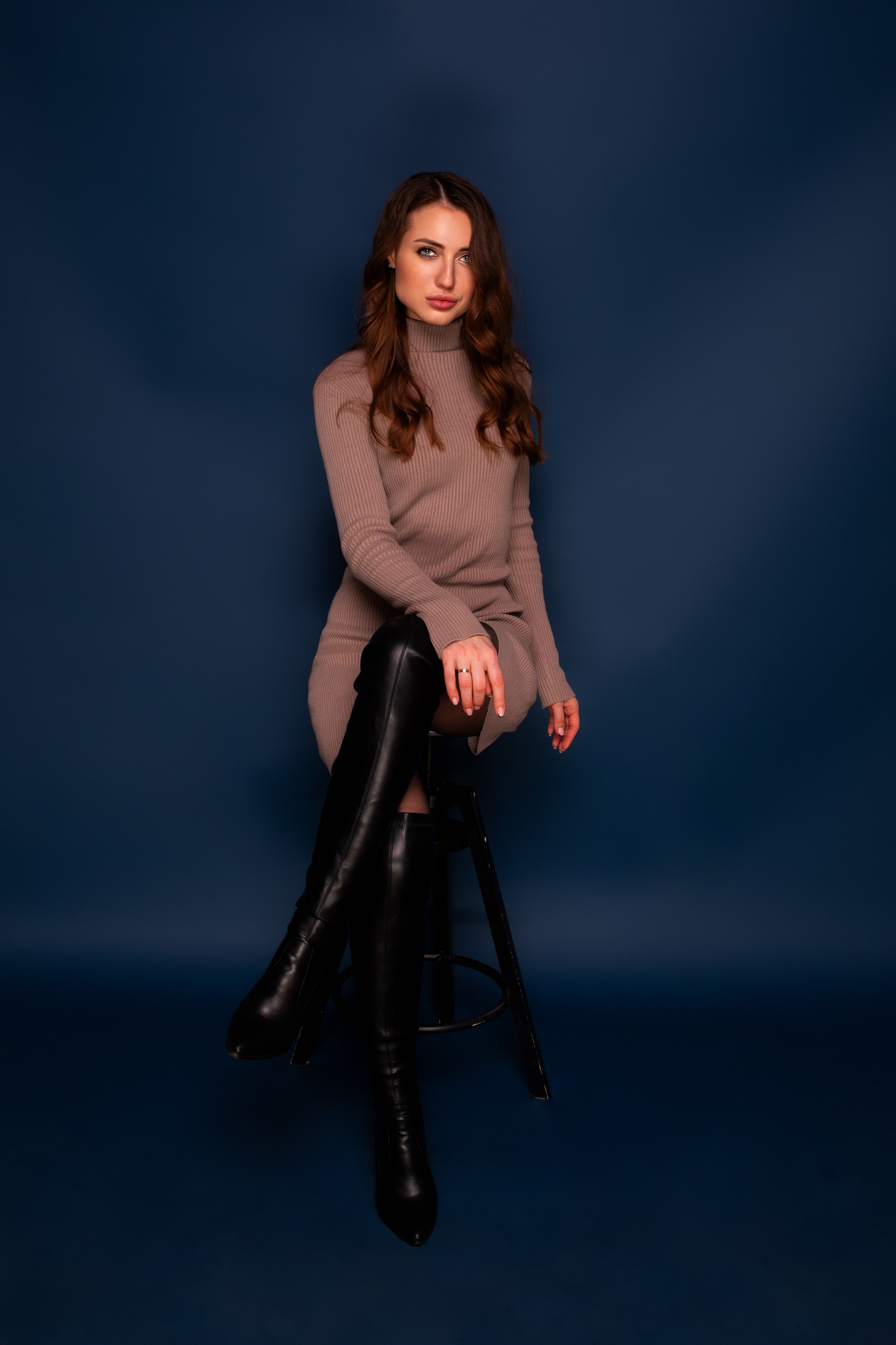 Фотосет с Анастасией в студии на циклораме в формате для «себя»