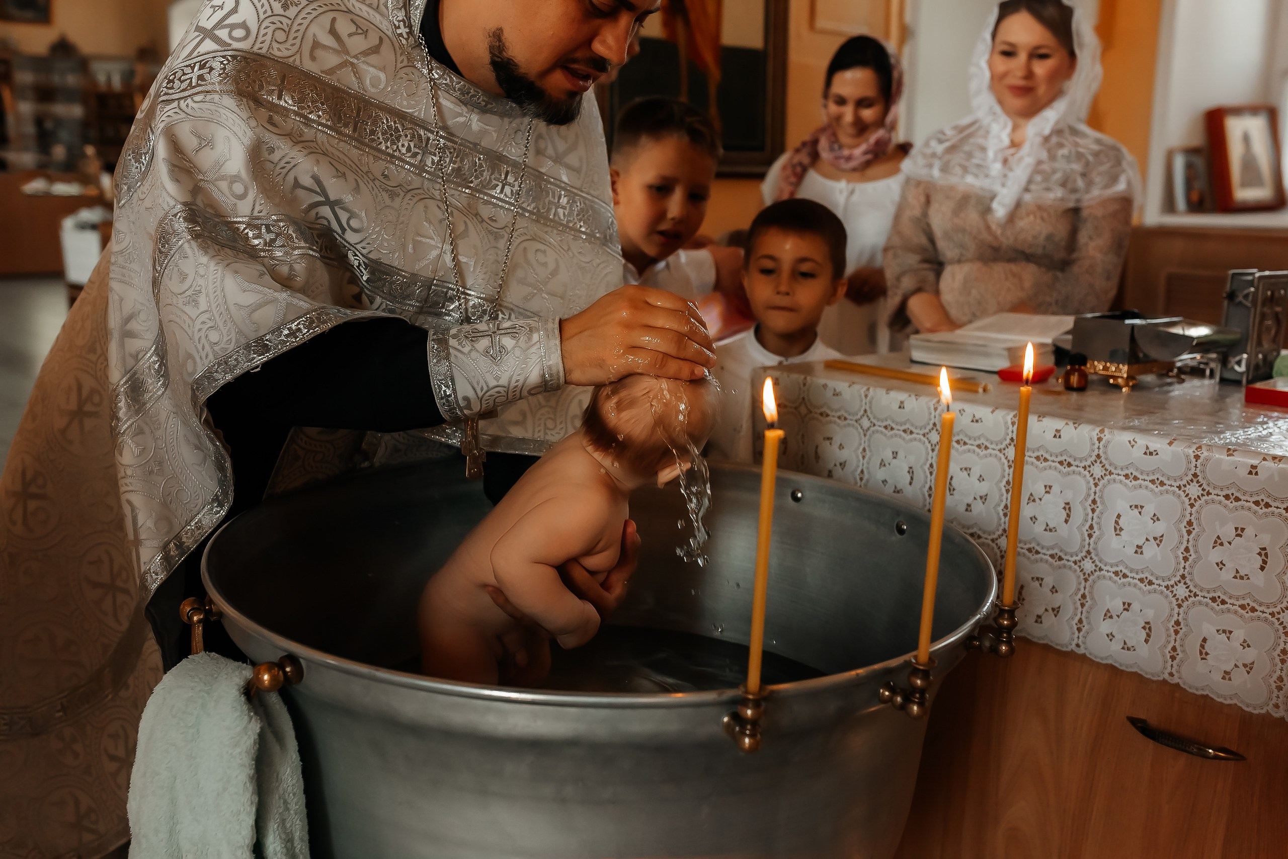 Таинство Крещения Матвея. Съемка Таинств Крещения Венчания, детские и семейные съемки в Пензе