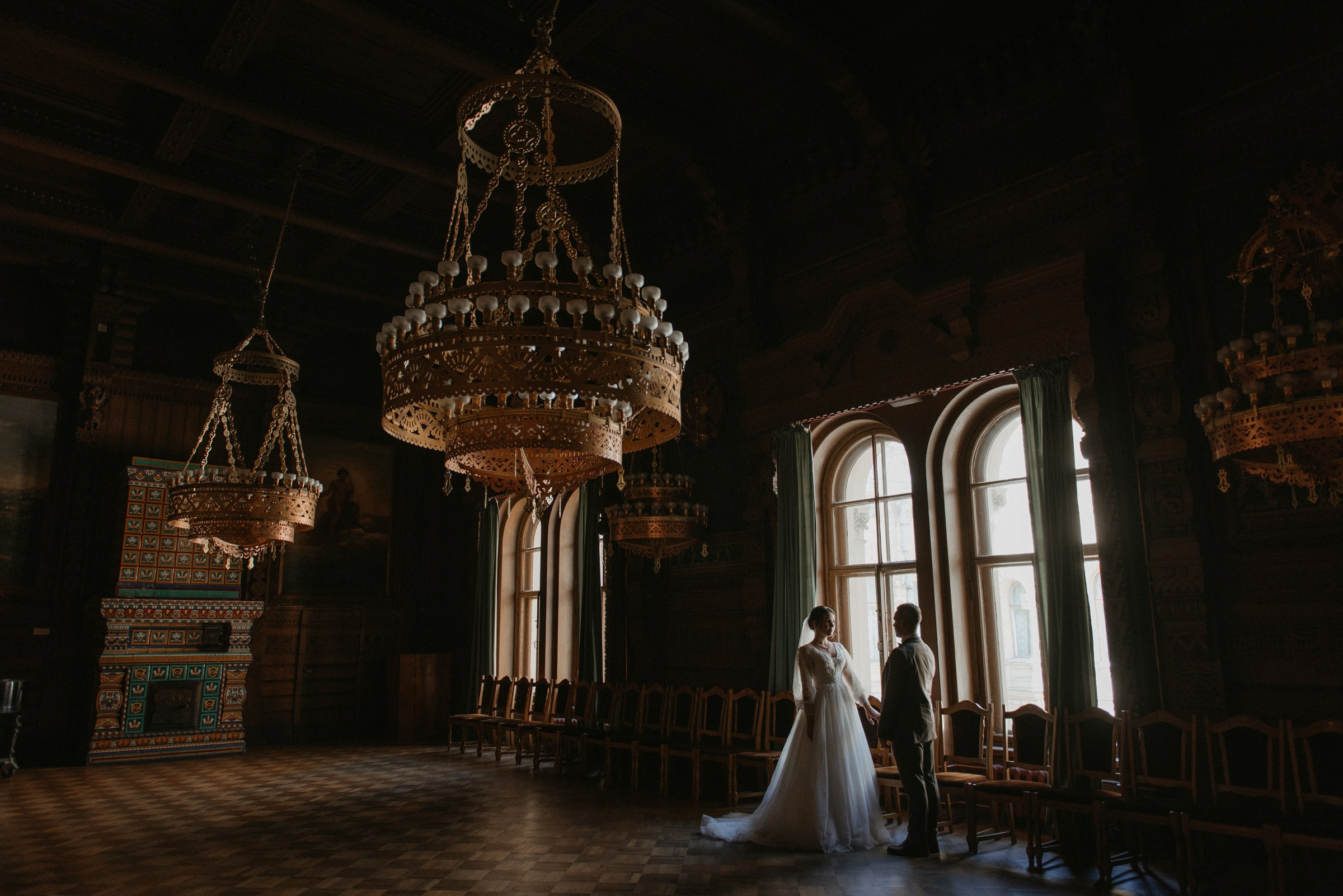 свадебная фотосессия во Дворце Великого князя Владимира Александровича, свадебная фотосессия в доме учёных им. М. Горького