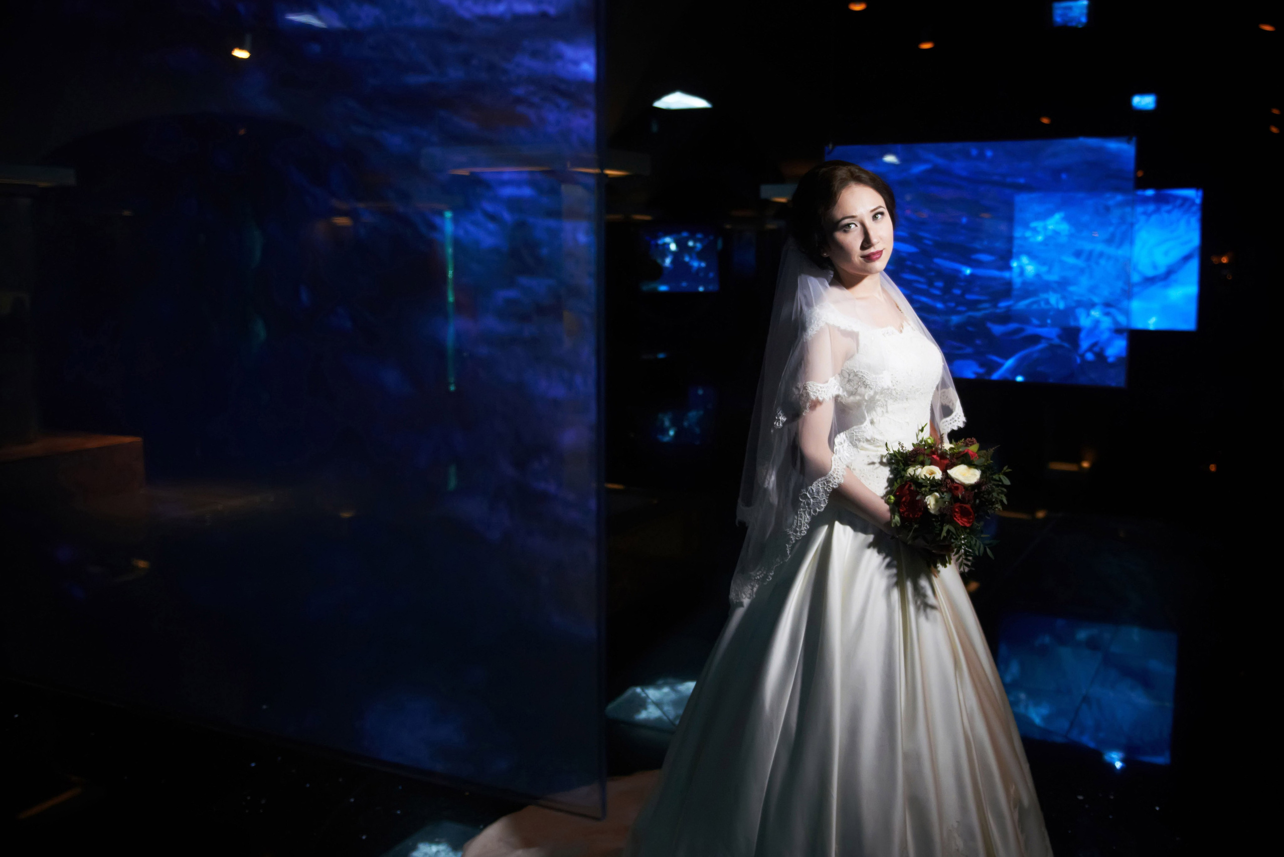 Индира и Дмитрий (свадебная фотосессия в Ботаническом саду и в фотостудии). Портретный, семейный и свадебный фотограф в Санкт-Петербурге и в Пушкине Ширяев Денис