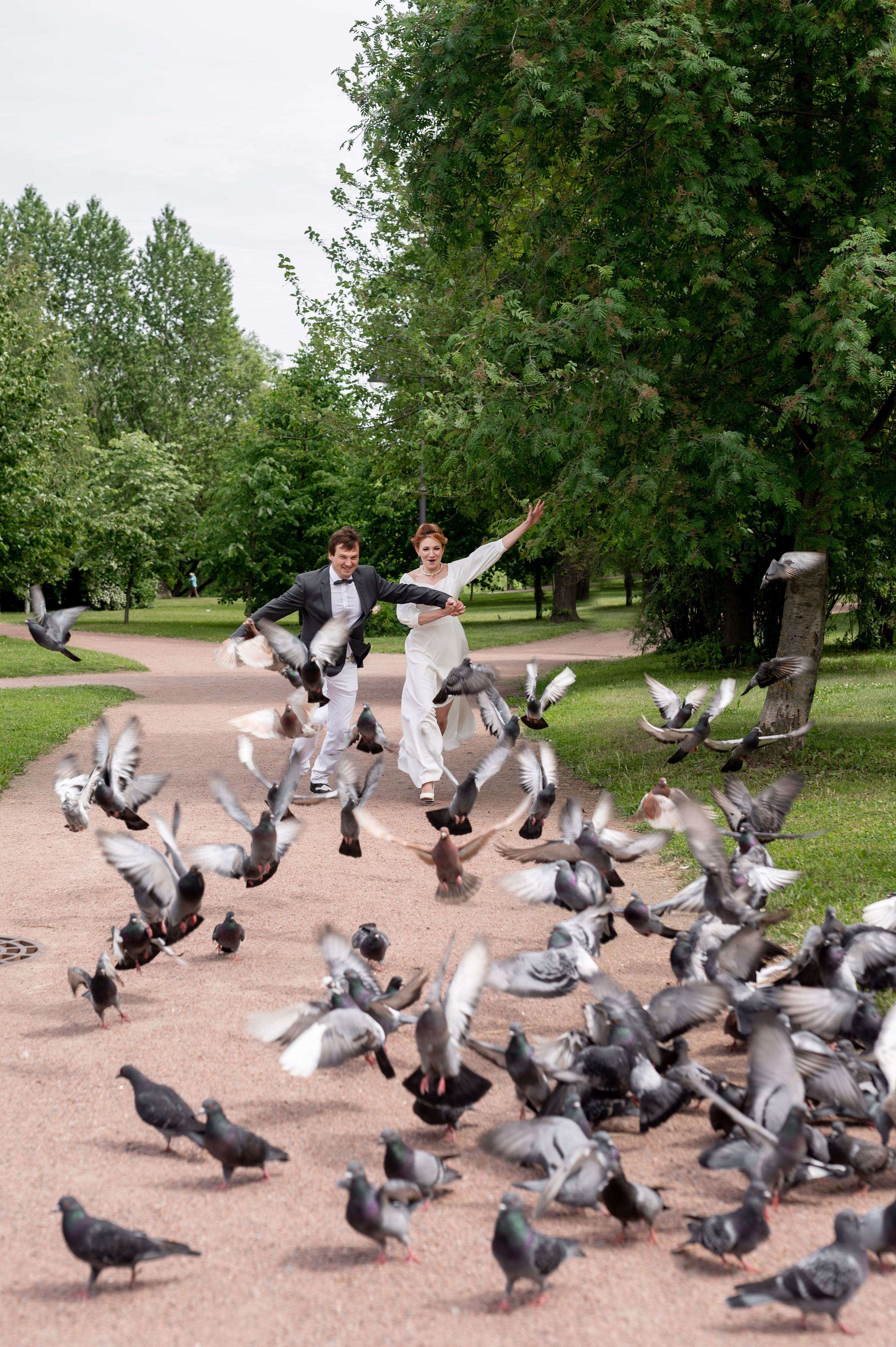 Юля и Даниил (свадебная фотосессия в Парке Победы и у Инженерного замка). Портретный, семейный и свадебный фотограф в Санкт-Петербурге и в Пушкине Ширяев Денис