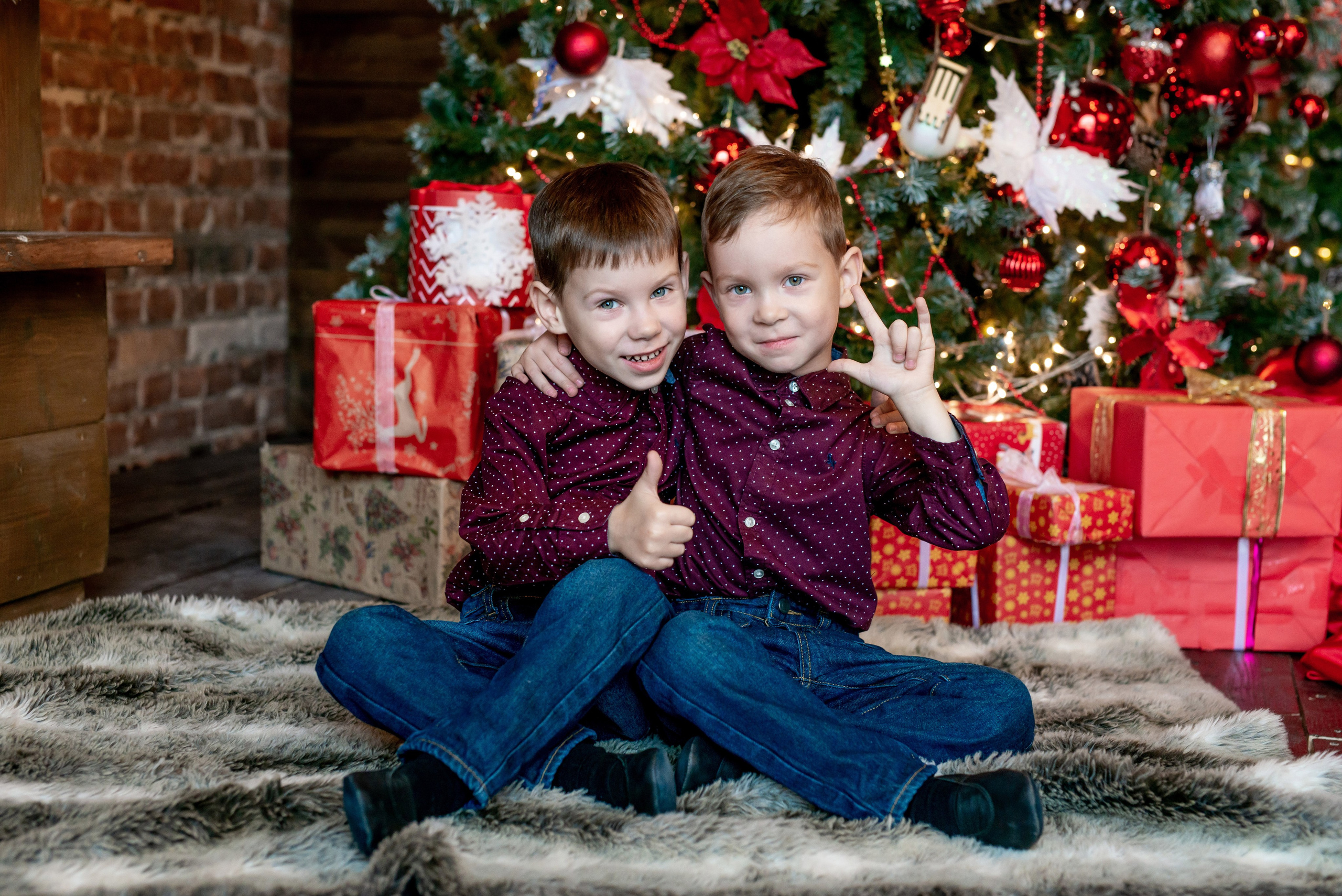 Новогодняя классика. Портретный, семейный и свадебный фотограф в Санкт-Петербурге и в Пушкине Ширяев Денис