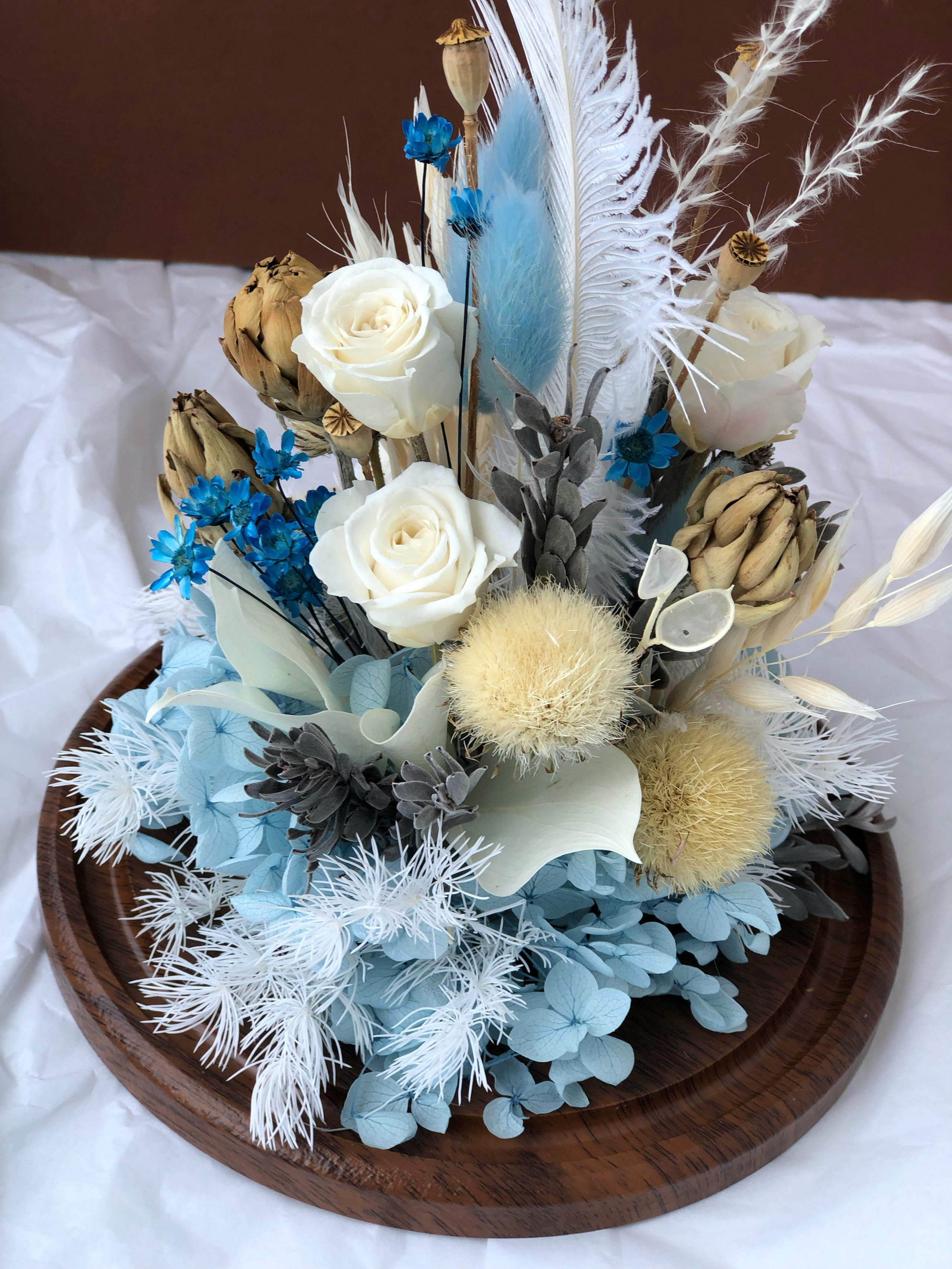 Примеры работ. Стабилизированные цветы Букеты Москва