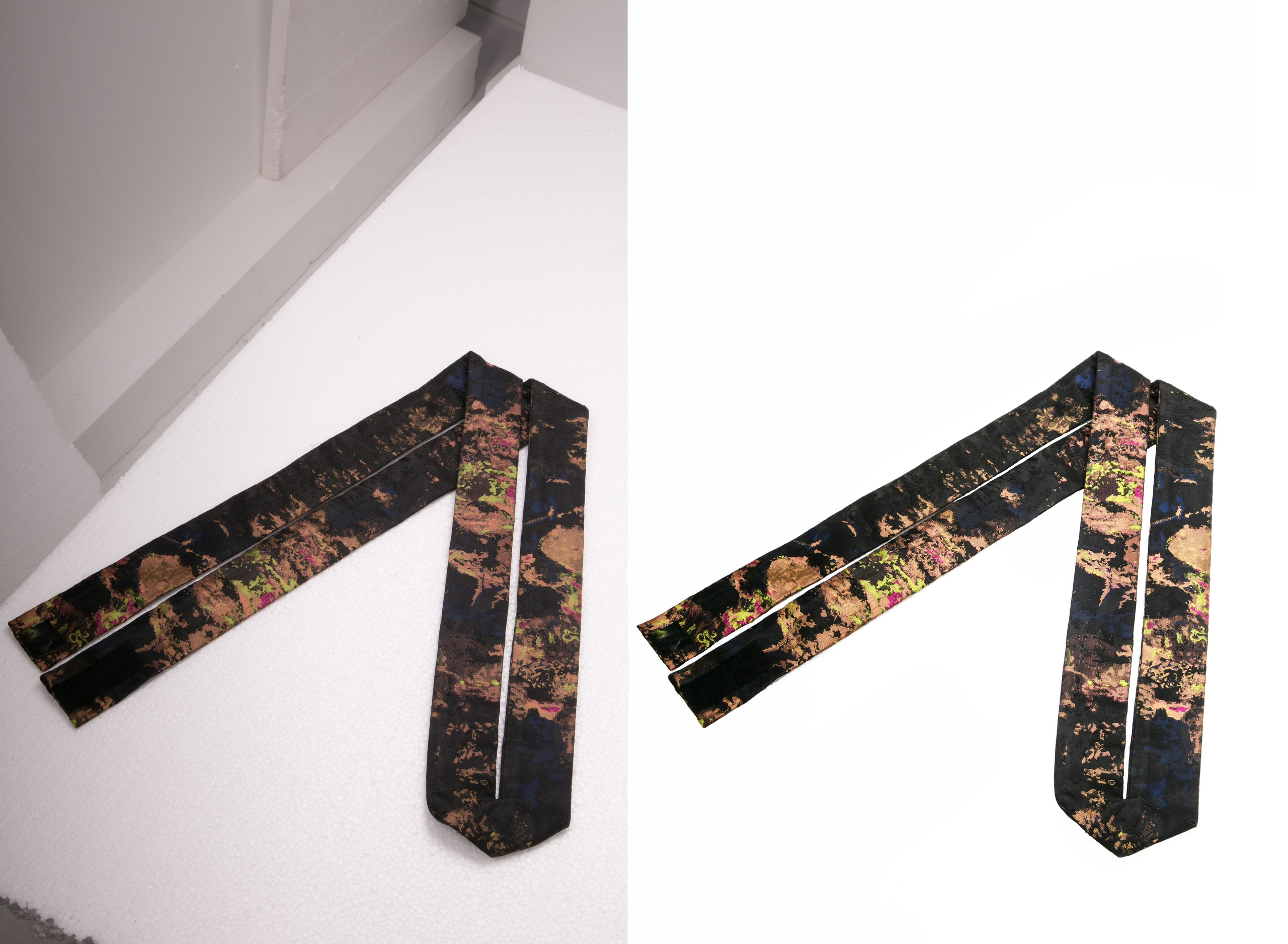 Ретушь фотографий шарфов, головных уборов и поясов | Студия SVITHART