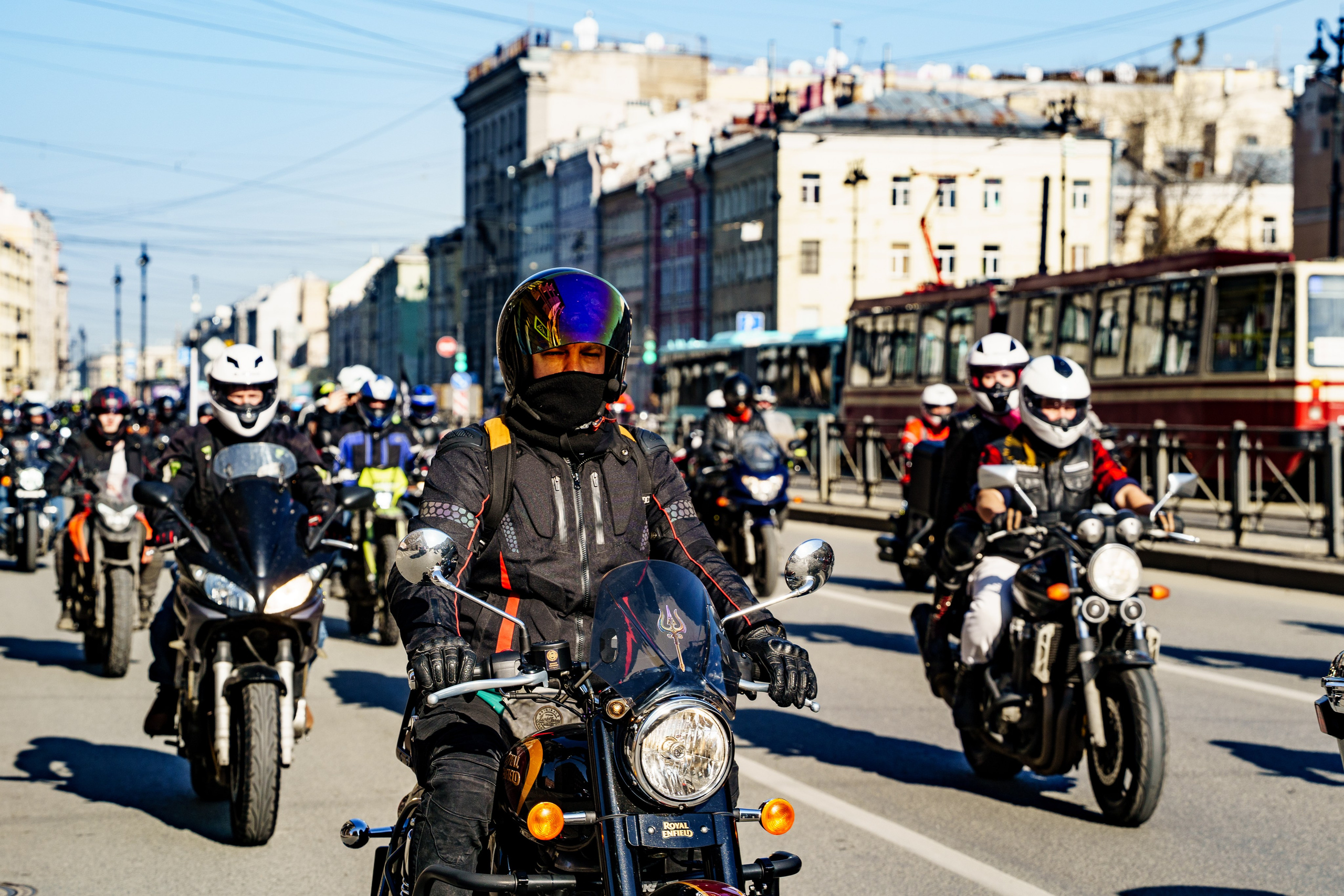 Прохват мотоклуба Norman Riders ч.1. Концертный и репортажный фотограф в Санкт-Петербурге Слава Пахомов