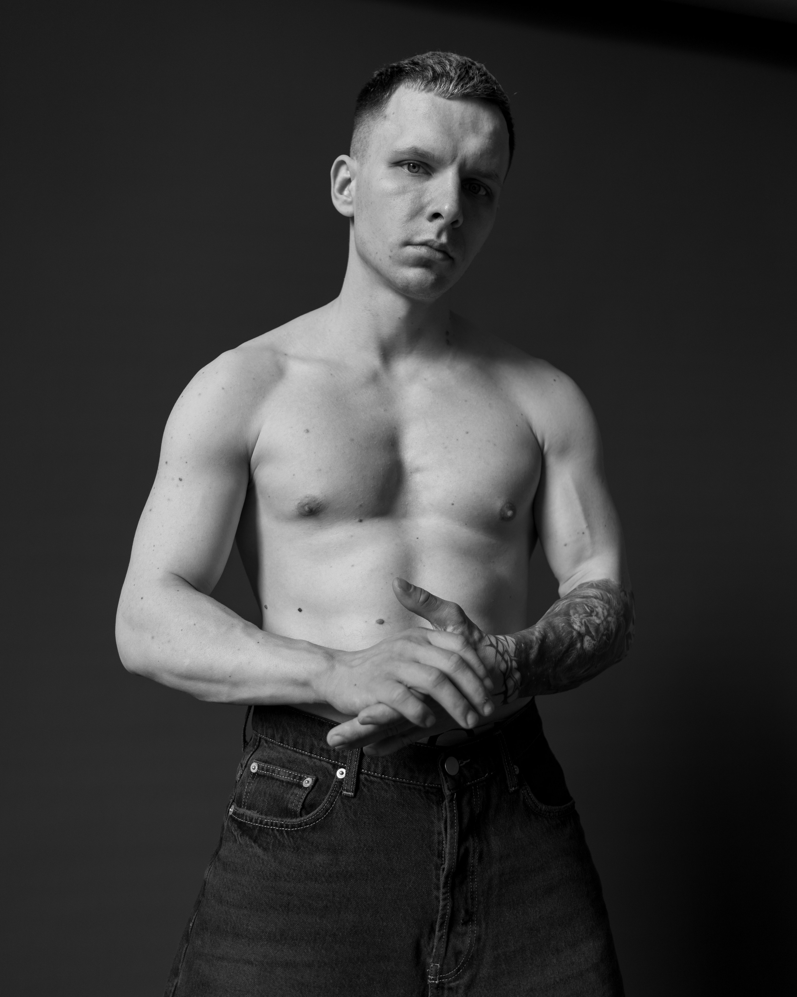 Мужская съёмка в студии. Фотограф Елизавета Потешкина