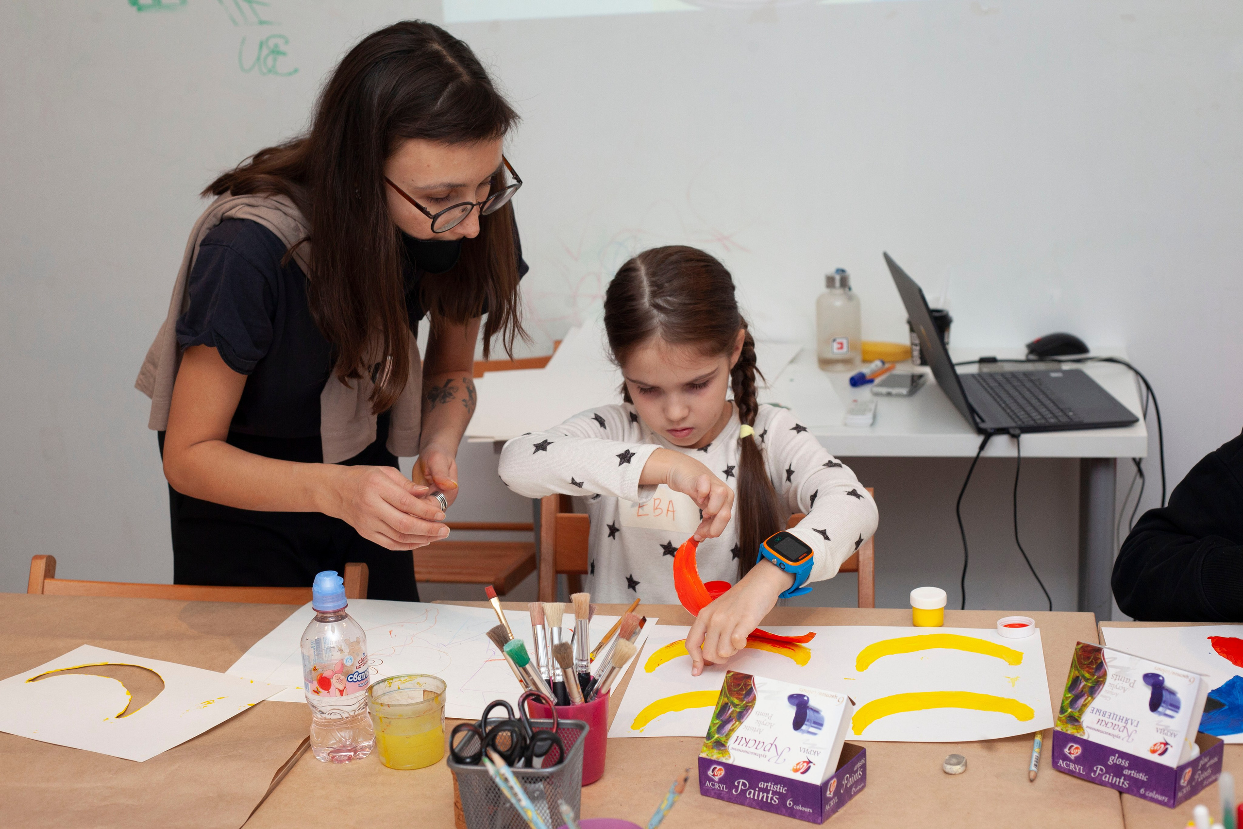 Детский мастер-класс в ММОМА. Stanislav Baryshev — People. Emotions. Atmosphere