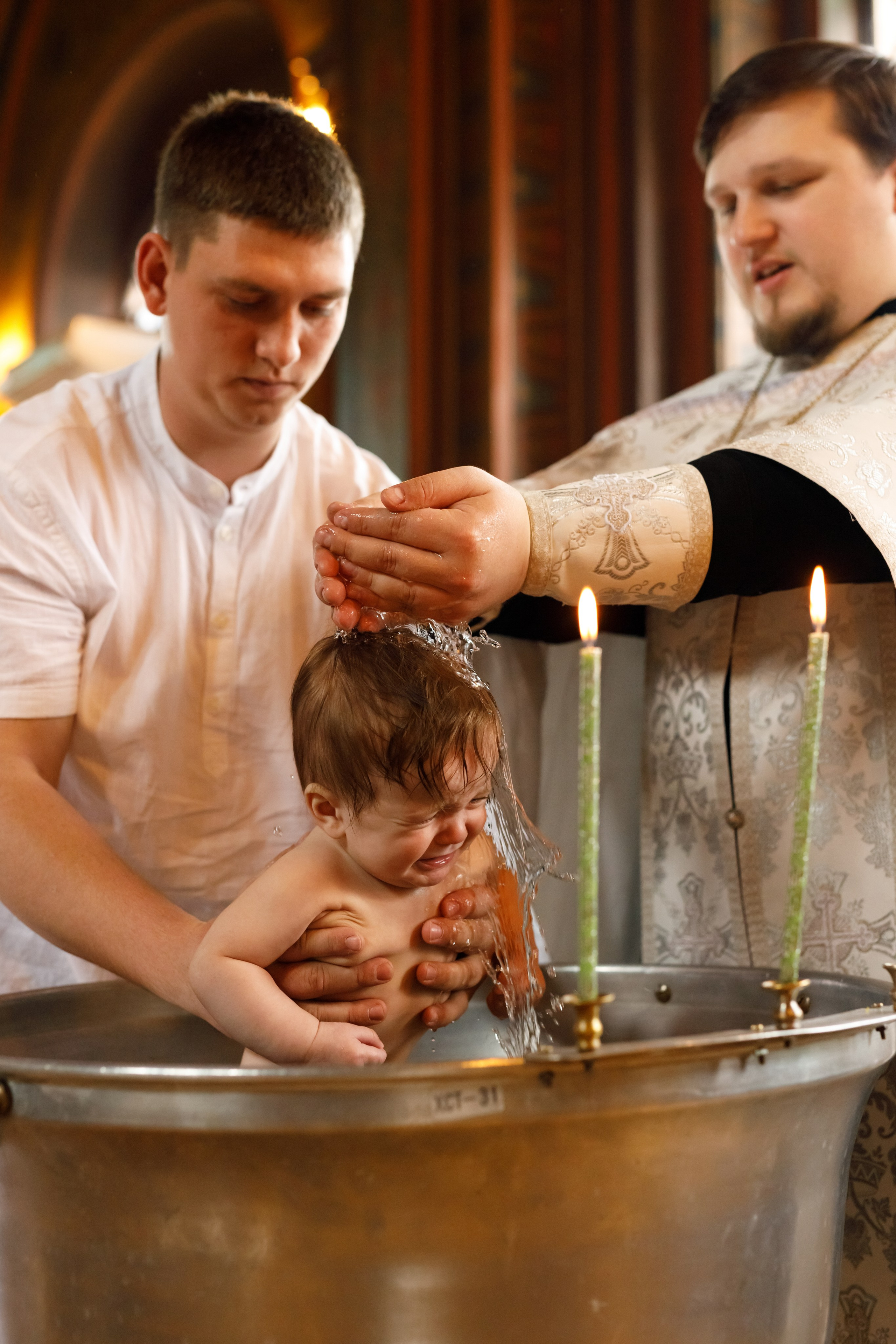 Крещение Николая. Семейный и детский фотограф в Краснодаре Элона Литвинова
