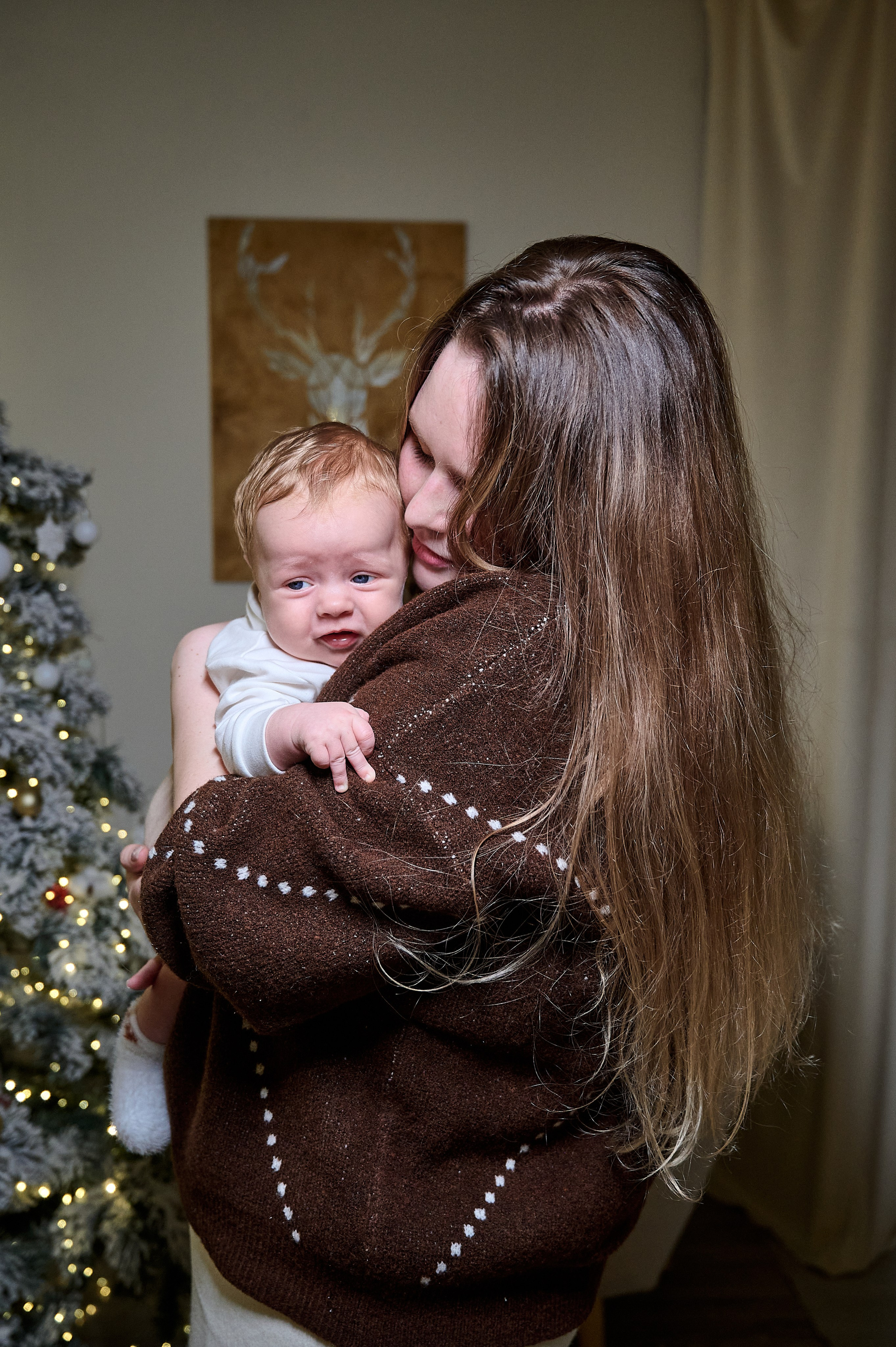 Новогодняя семейная фотосессия в Новокузнецке — семья Фетисовых