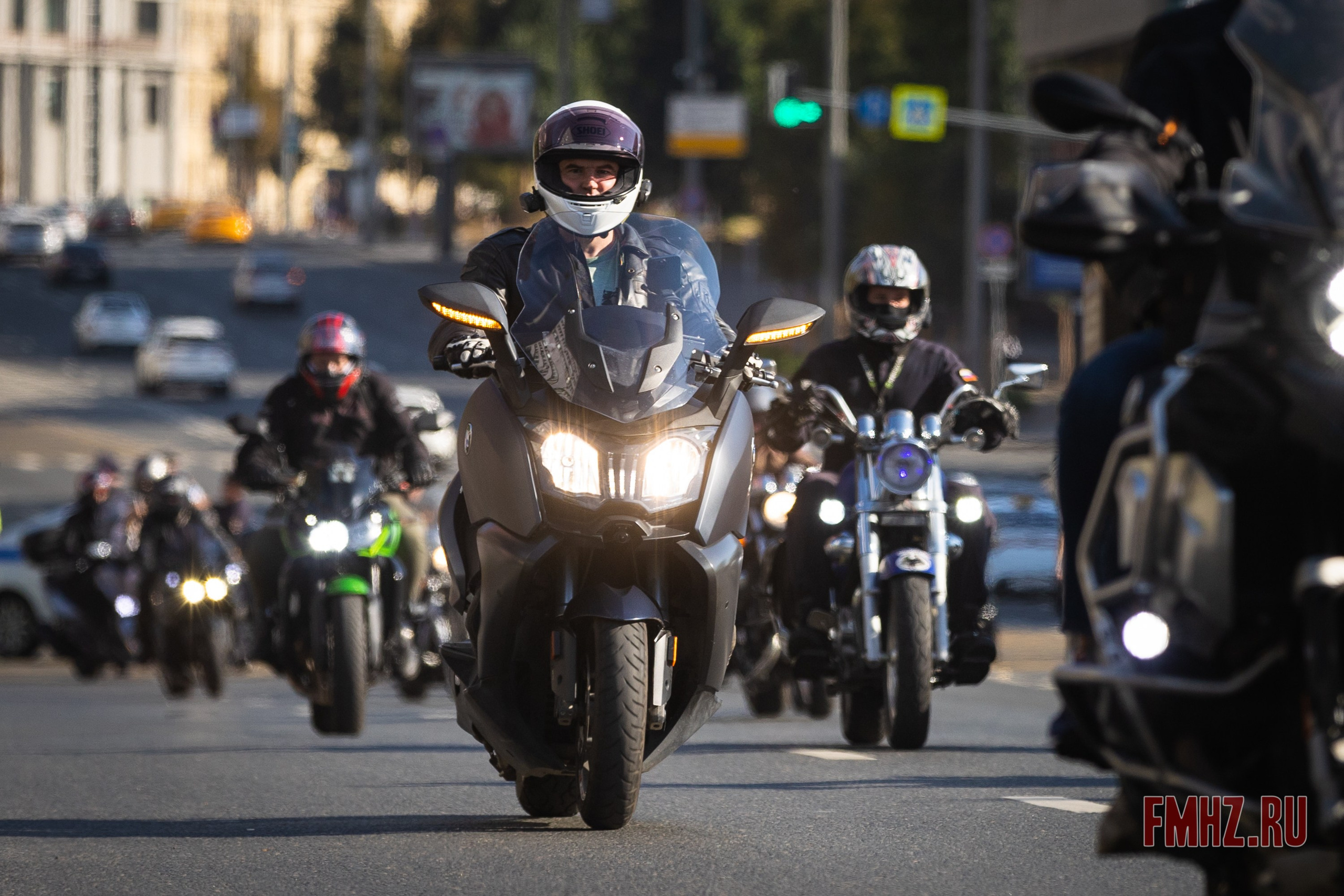 Закрытие Мотосезона 2023 на проспекте Академика Сахарова. Фотограф Владимир Охрименко