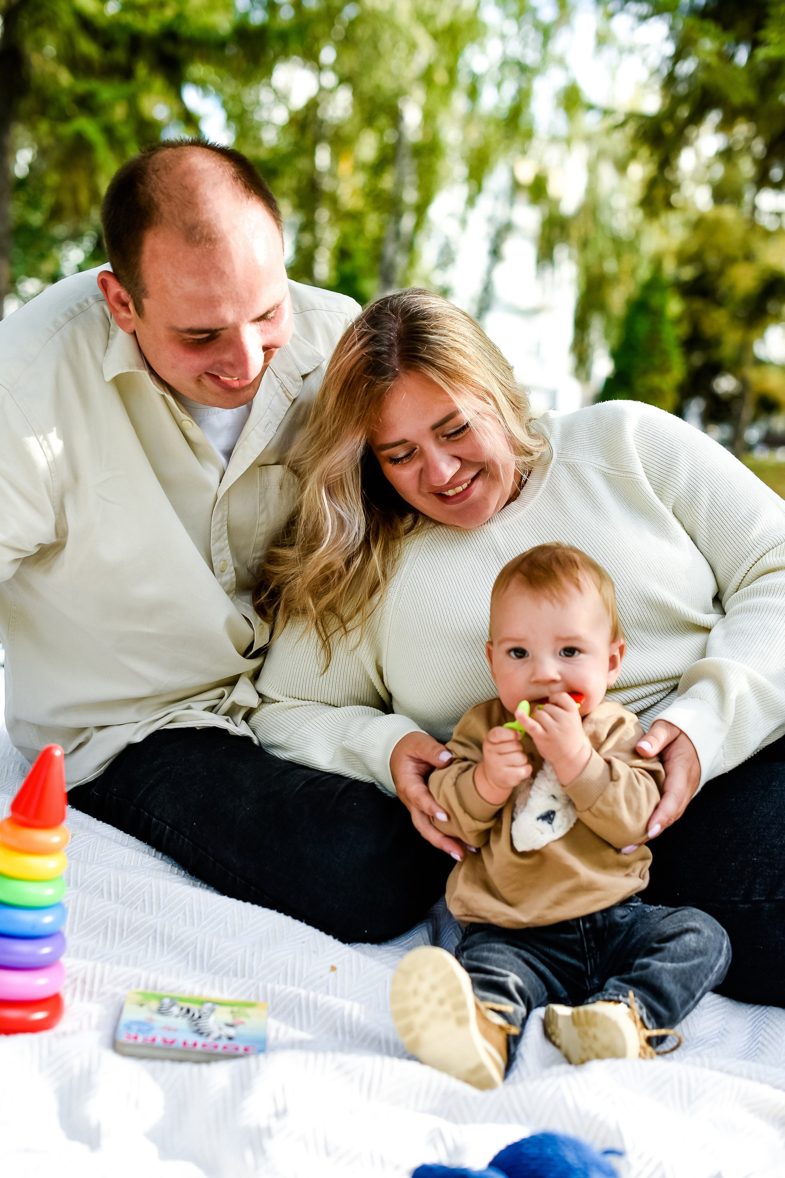 Семья Дмитрий, Настенька и Мирон