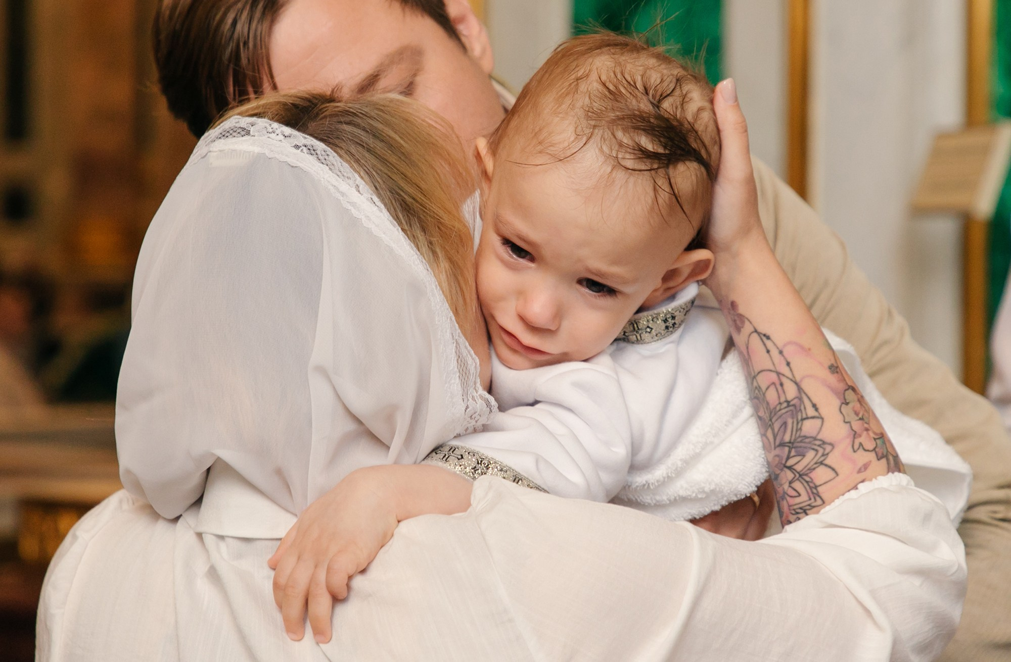 Таинство крещения, трогательные моменты, фотограф Денис Дорфф. Фотограф крещение венчание в Петербурге! Помогает подобрать храм и посоветовал душевного батюшку в СПб