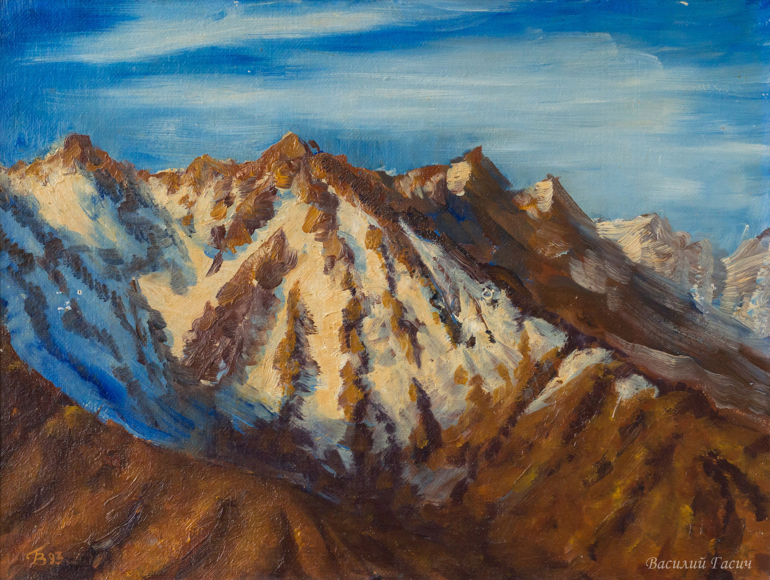 Памир, Тянь-Шань. Художник Василий Гасич