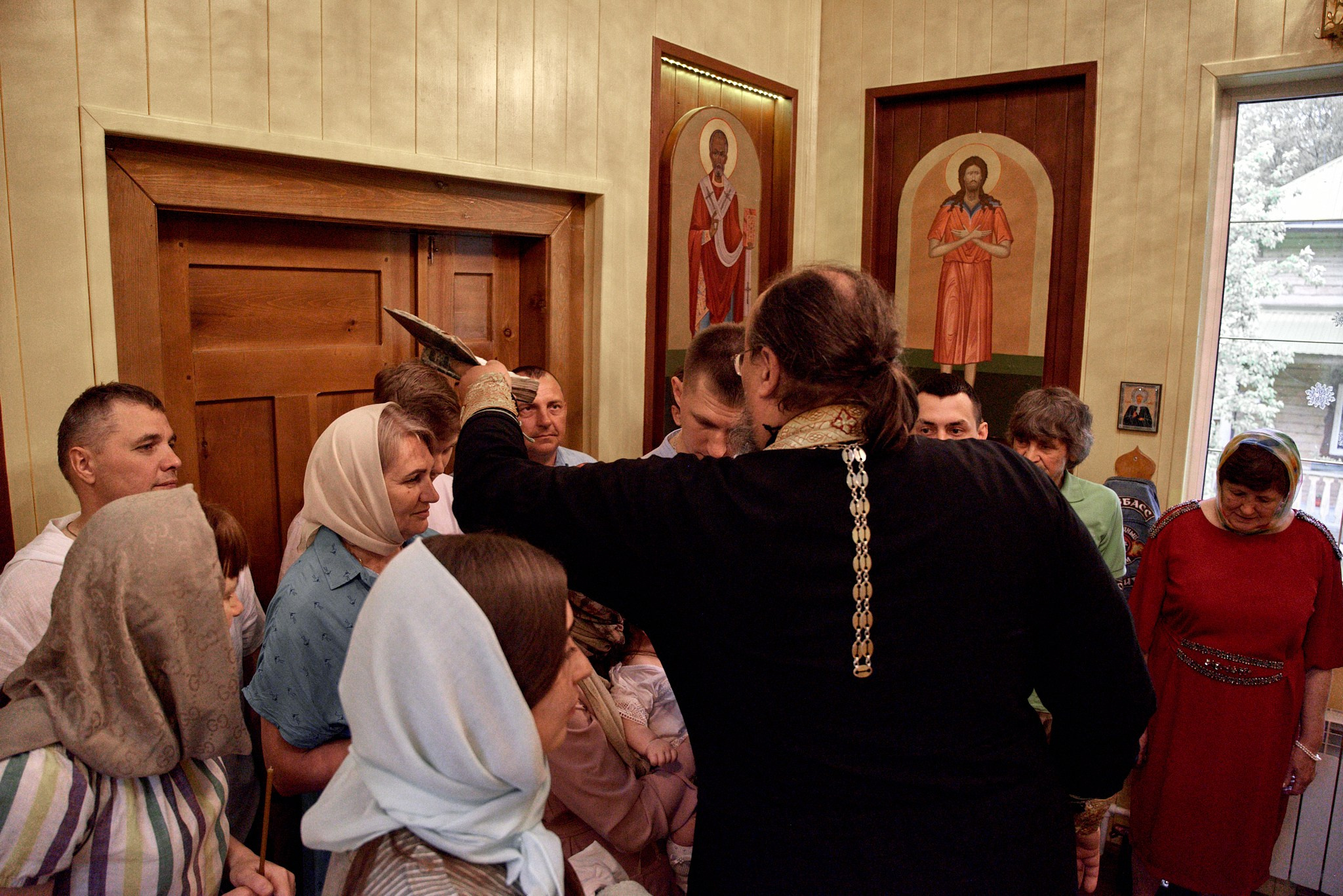 Фотосессия крещение Варвары