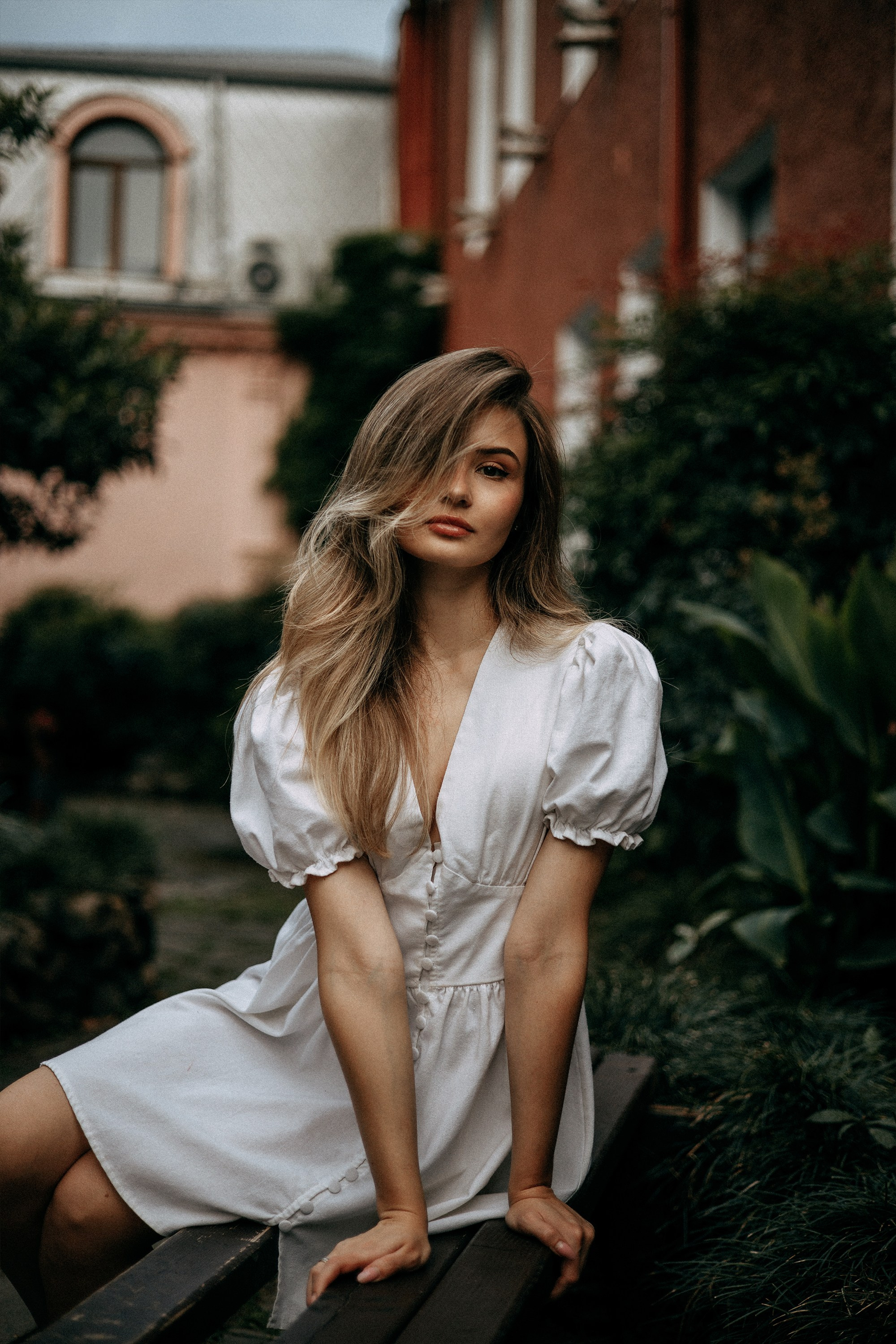 Фотосессия с гортензиями в Батуми