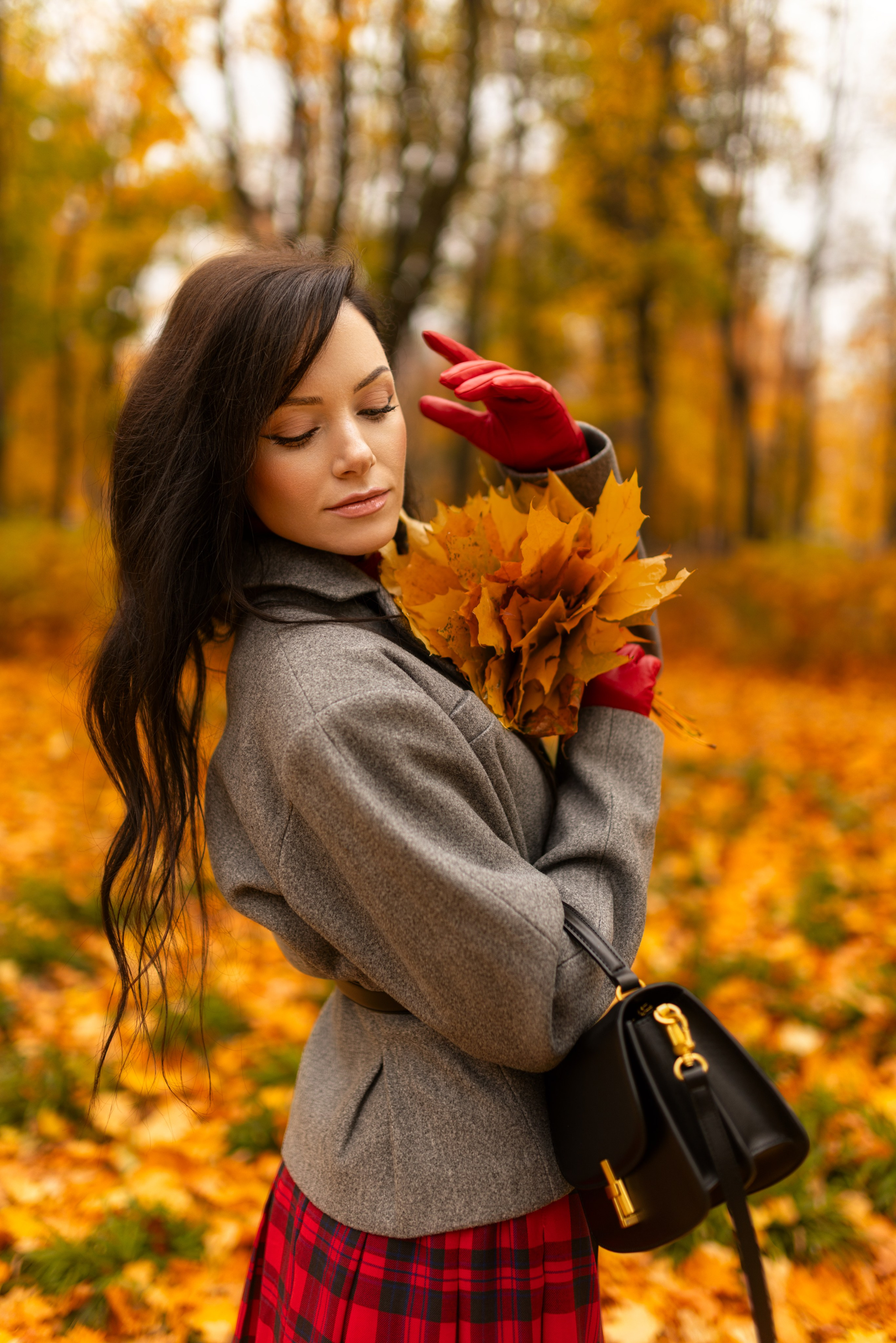Фотосет с Екатериной в парке на осеннюю тему для «себя»