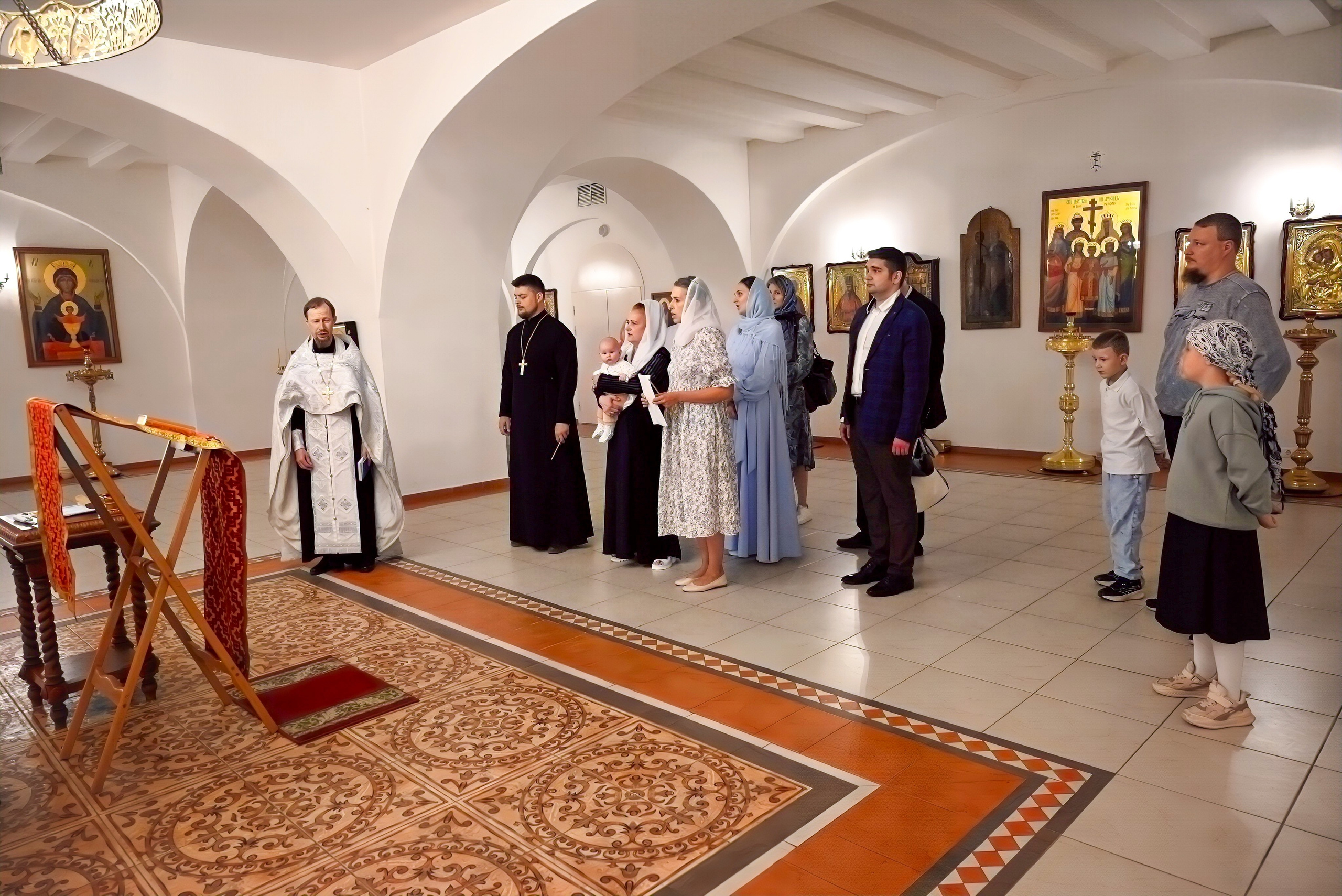 Крещение Бутово отец Андрей. Семейный и детский фотограф Москва