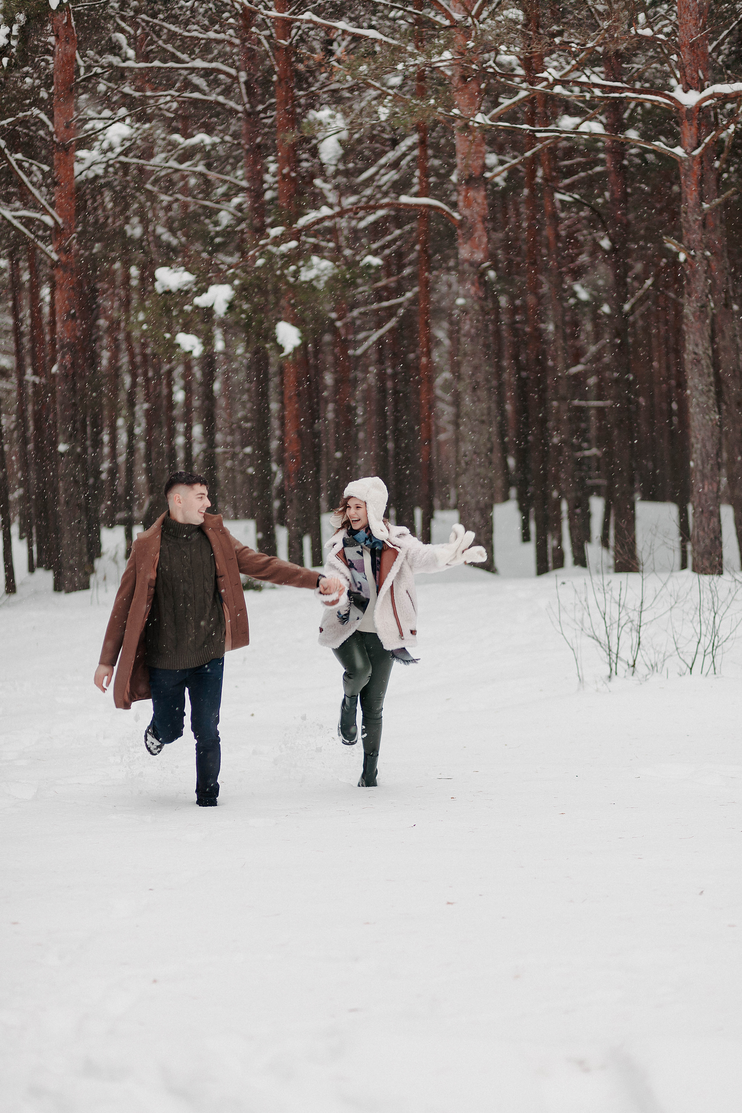 Зимний лес. Свадебный фотограф в Пскове и Санкт-Петербурге | Анна Голикова