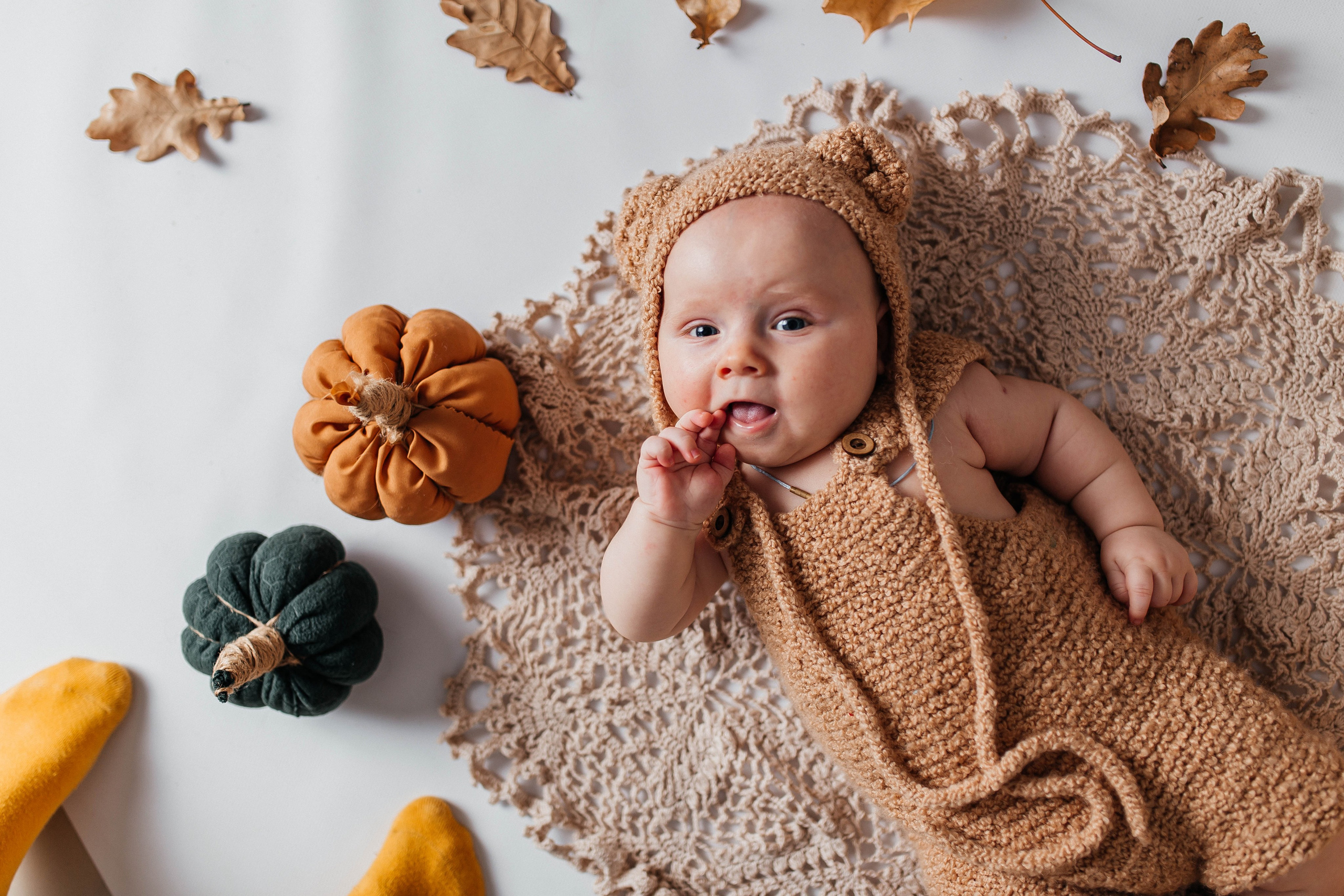 Тыквы. Фотограф новорождённых Екатерина Боброва. Ульяновск