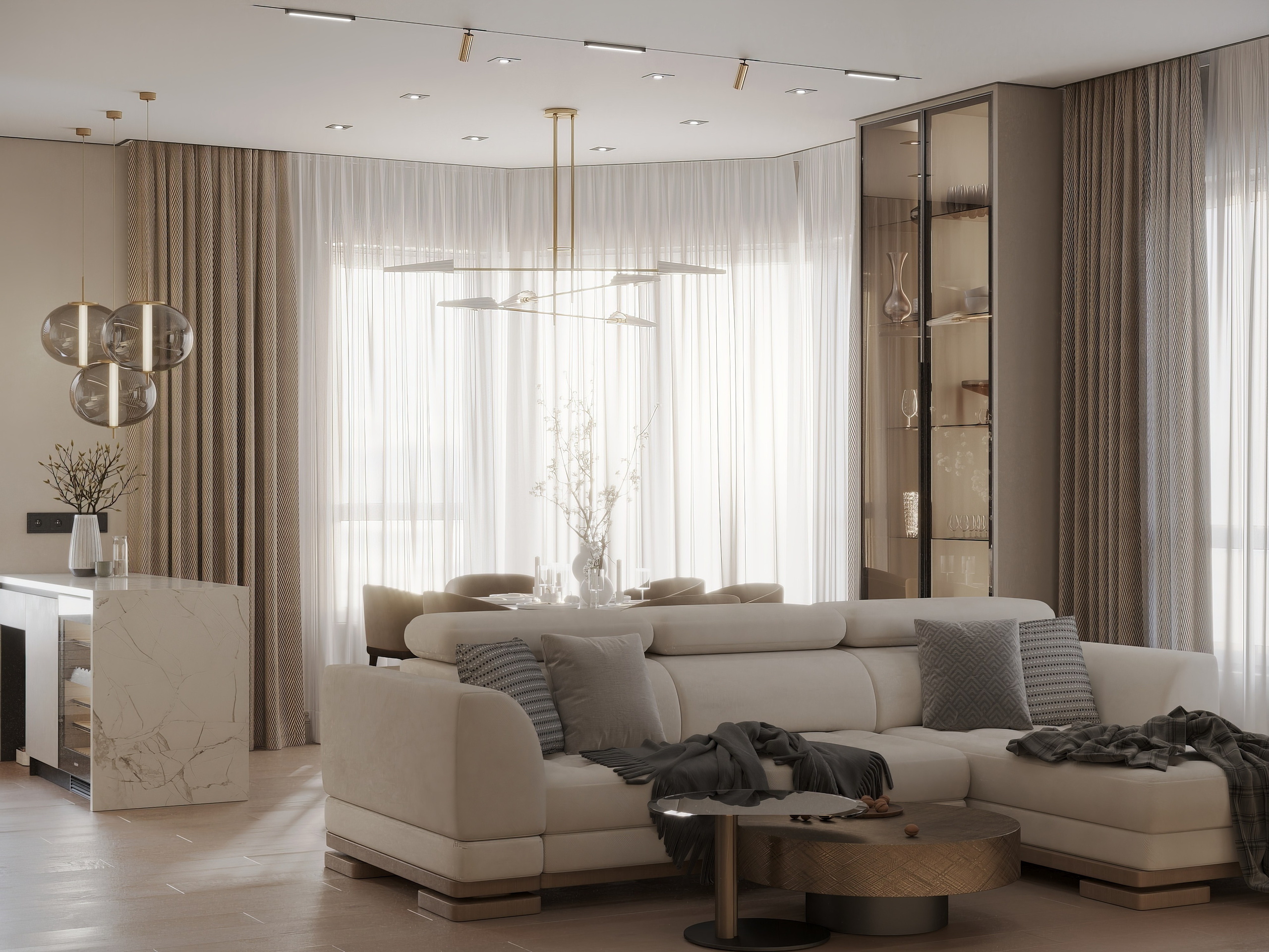 ЖК Ньютон 123 м². БК студия дизайна интерьера