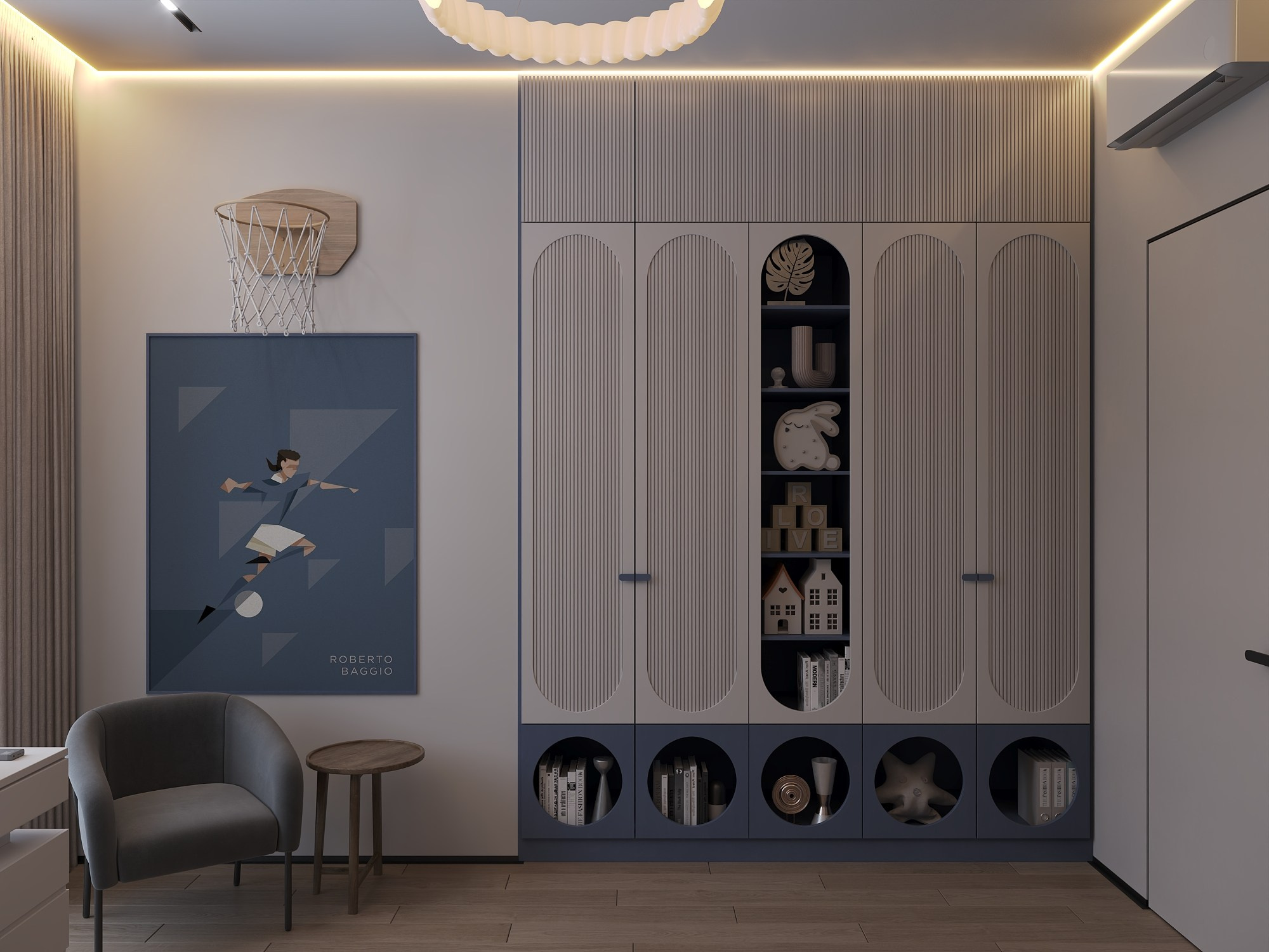 Загородный дом 191,6 м². БК студия дизайна интерьера