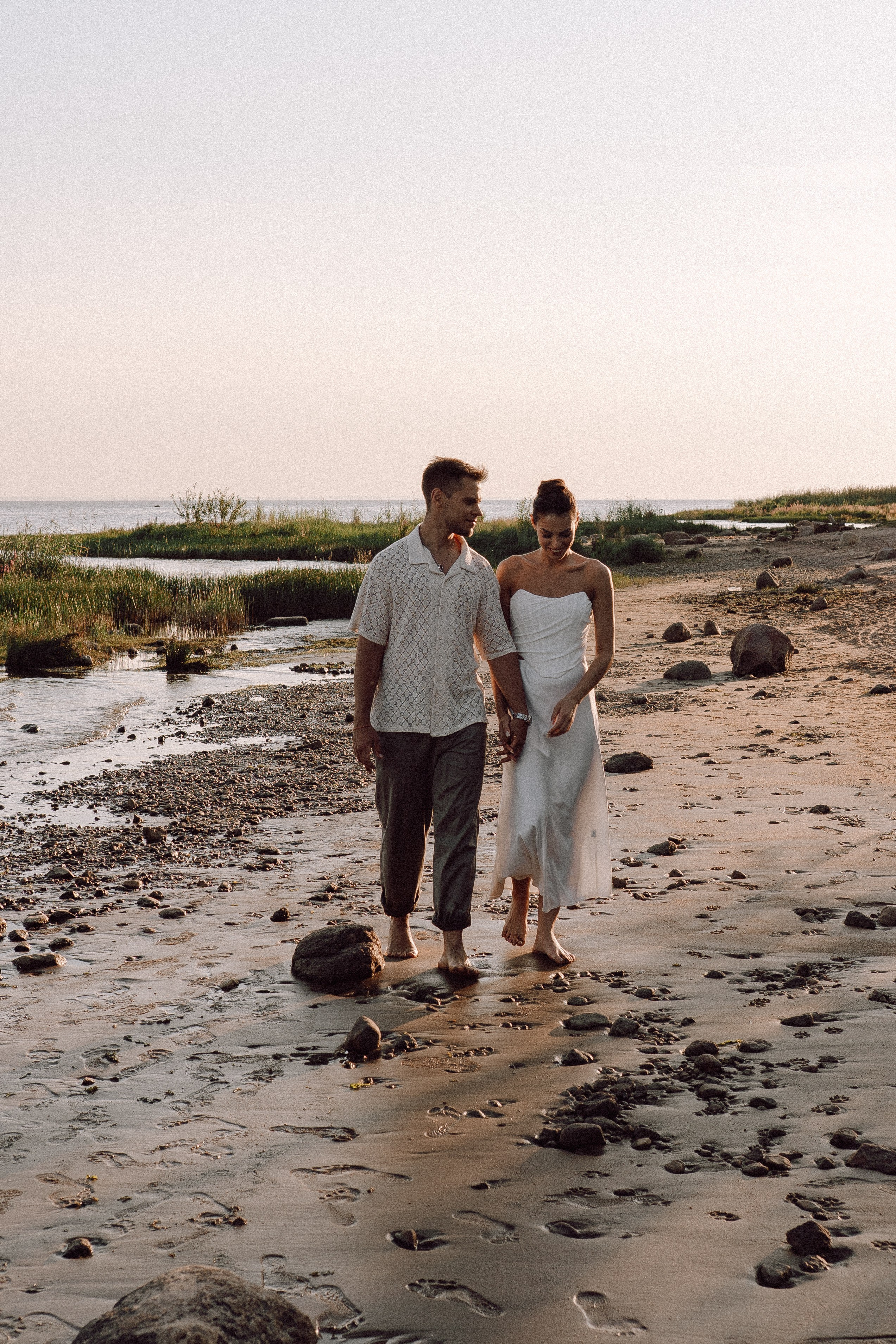 СВАДЕБНАЯ ФОТОСЕССИЯ ВЫЕЗДНОЙ ЦЕРЕМОНИИ (ФИНСКИЙ ЗАЛИВ). Профессиональный фотограф, Санкт-Петербург — Виктория Богомолова