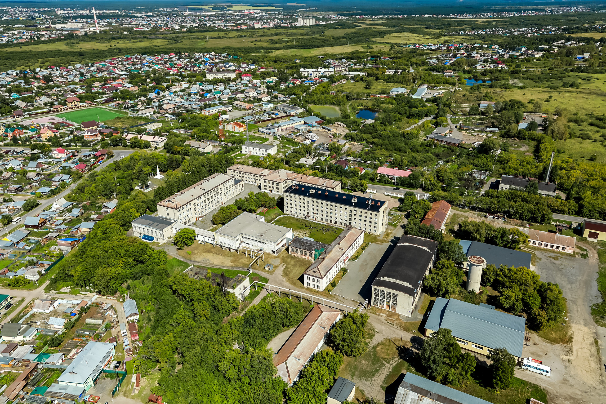 Город с высоты птичьего полёта. Фотограф Андрей Гузеев