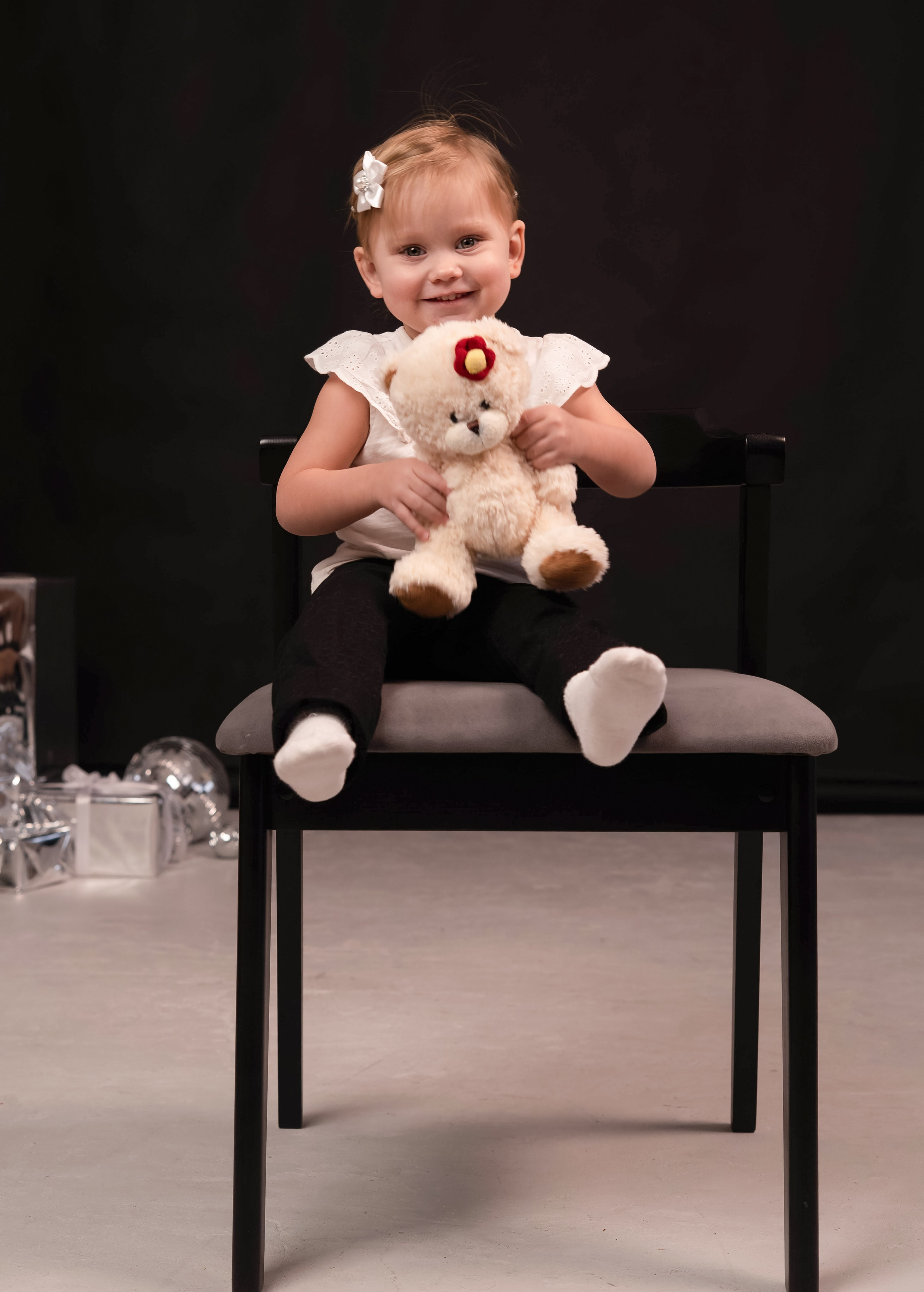 Фотосессия мама и дочки в студии