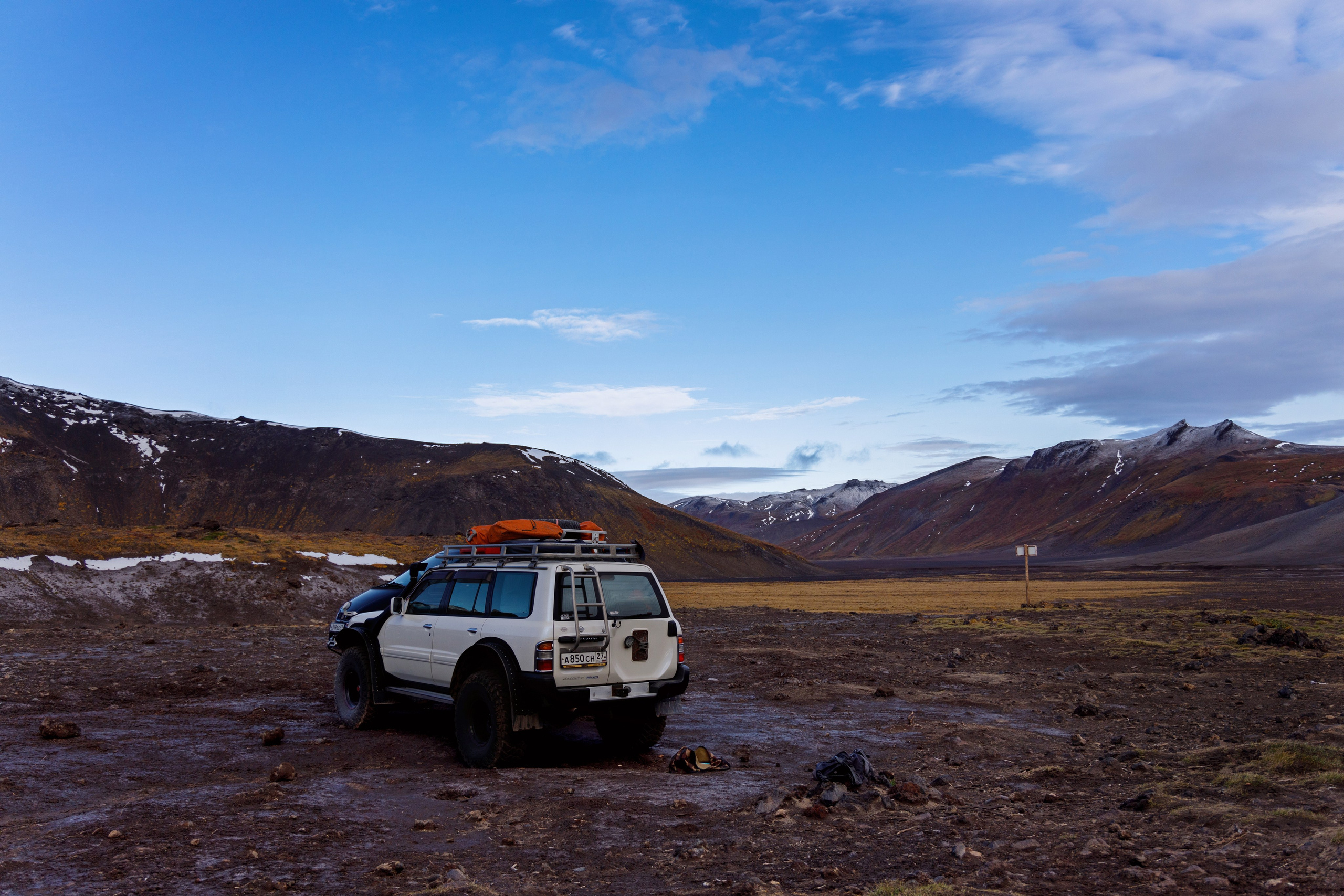 кратер Вулкана горелый.
