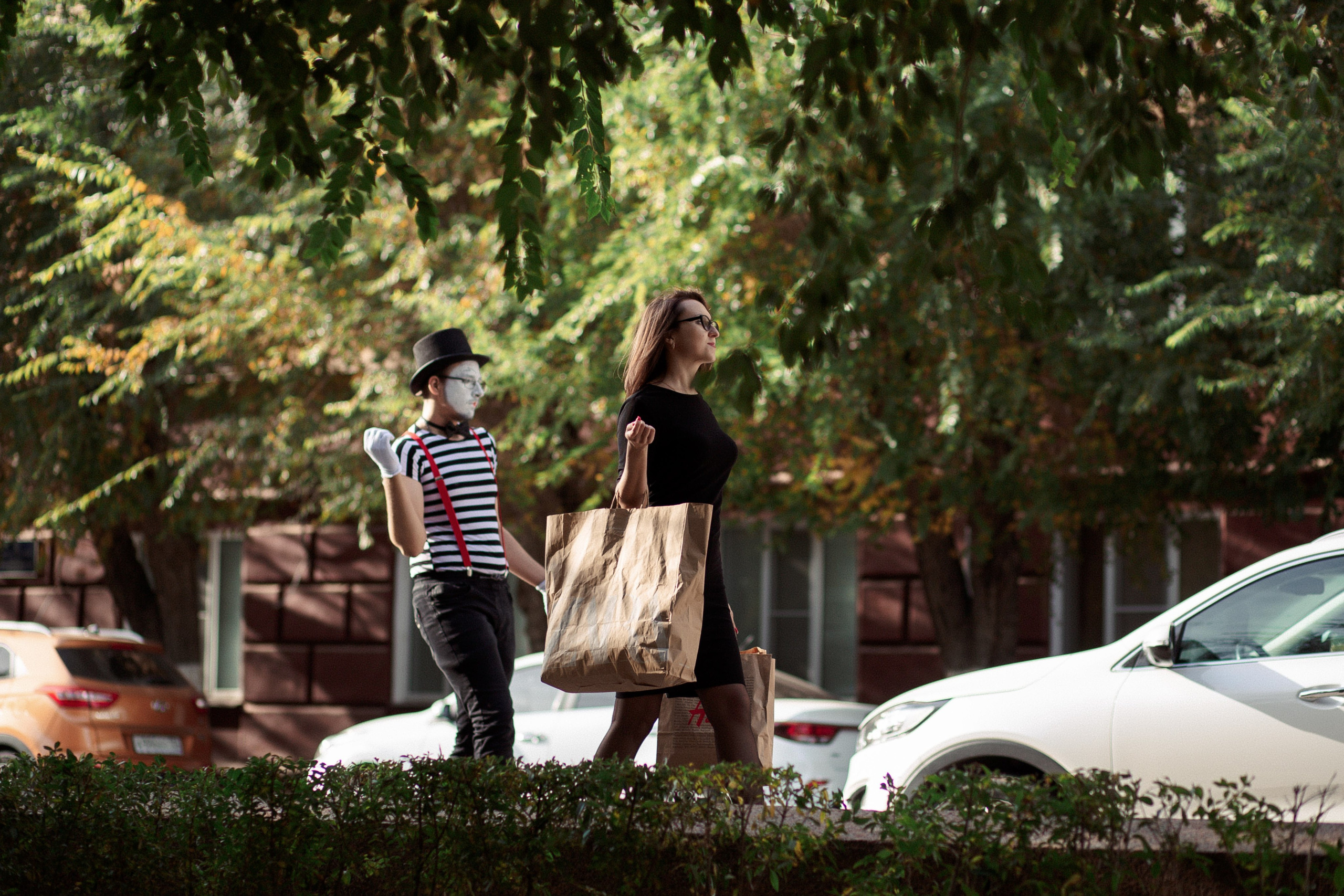 Мимы. Фотограф Крохин Олег