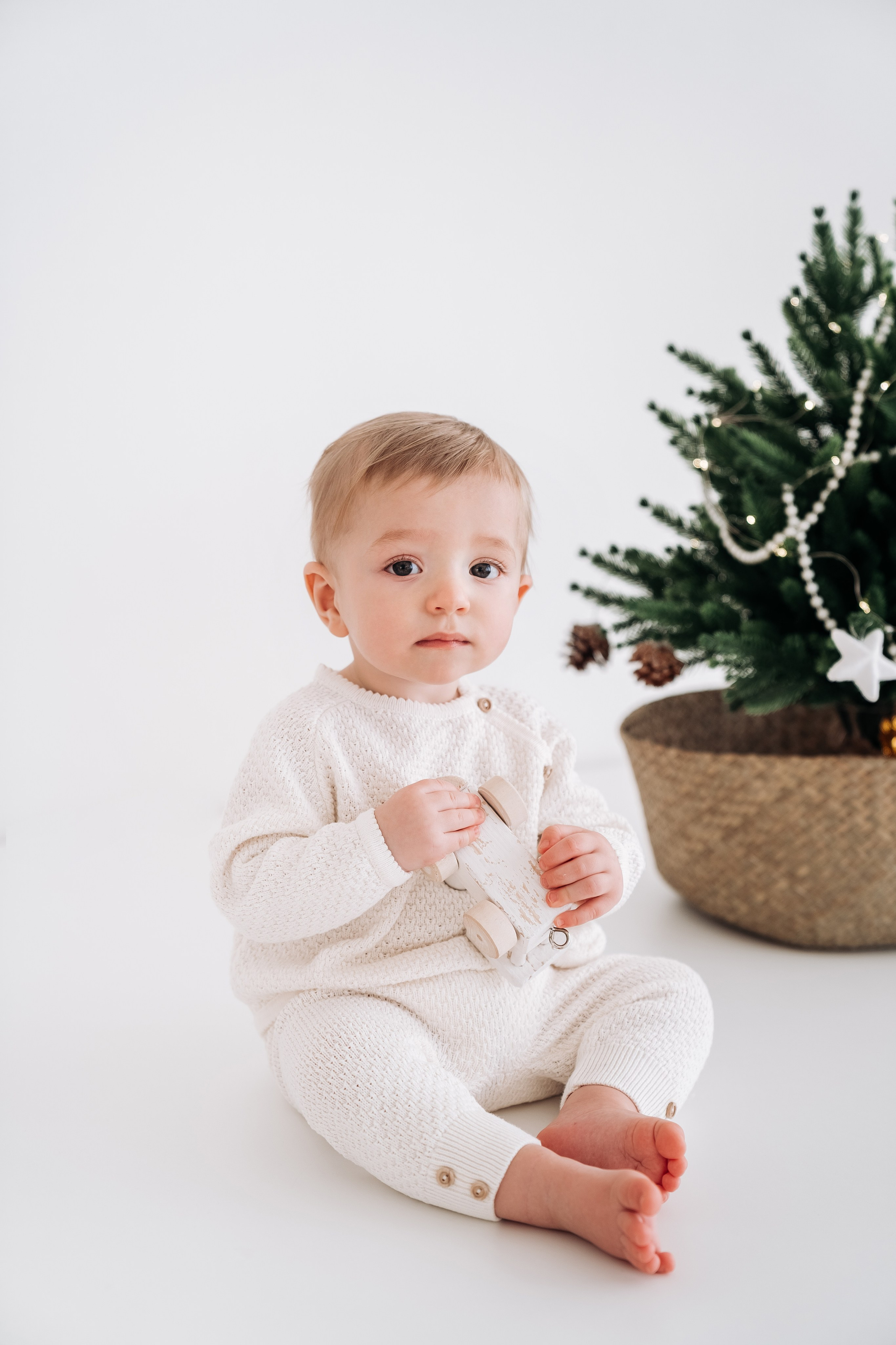 Новогодняя детская фотосессия для Феди. Семейный фотограф СПб Анастасия Василь. Фотосессия на годик