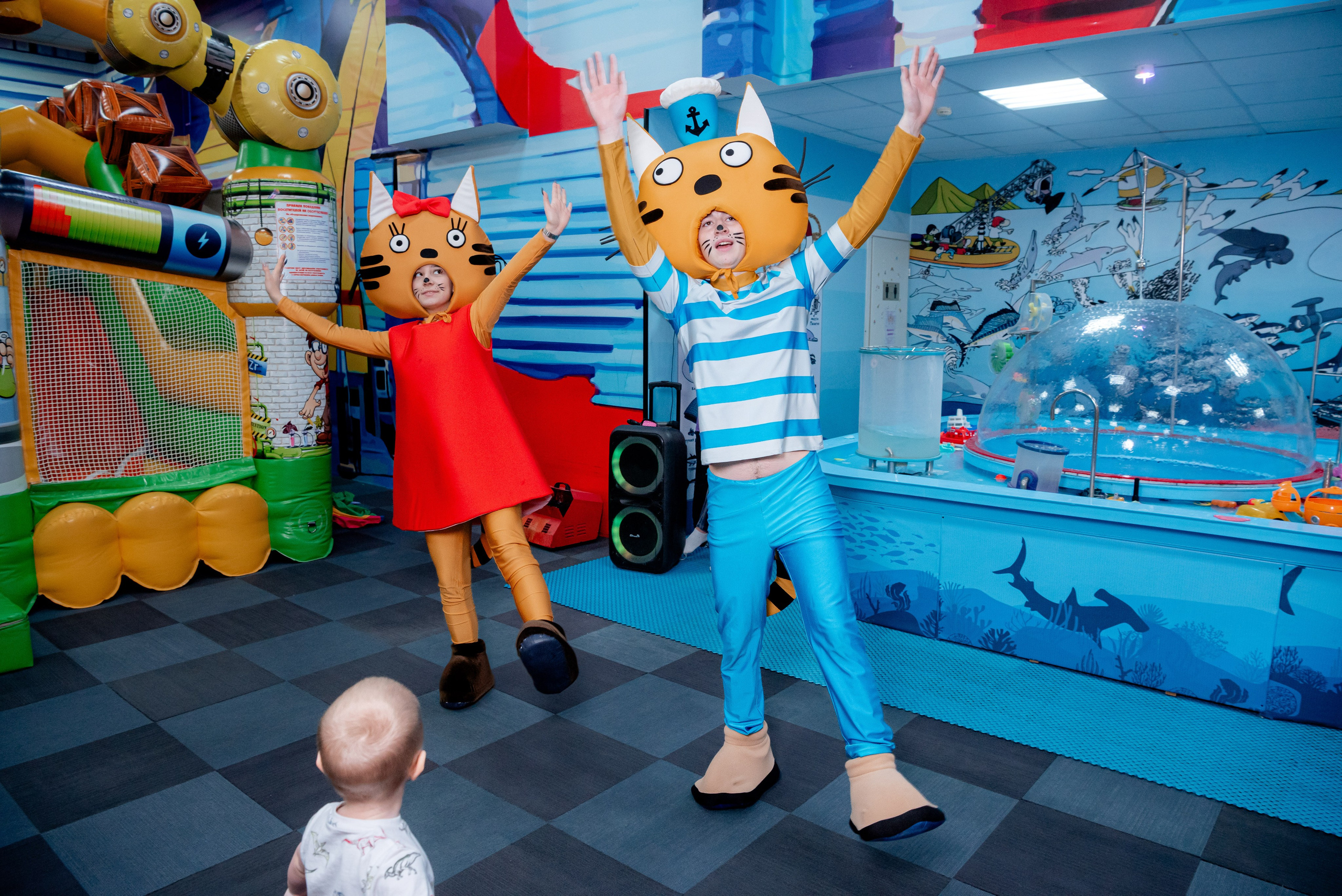 ДР В Локо Мотив Аниматоры Три кота. Фотограф в Волгограде и Волжском Александр Горбань