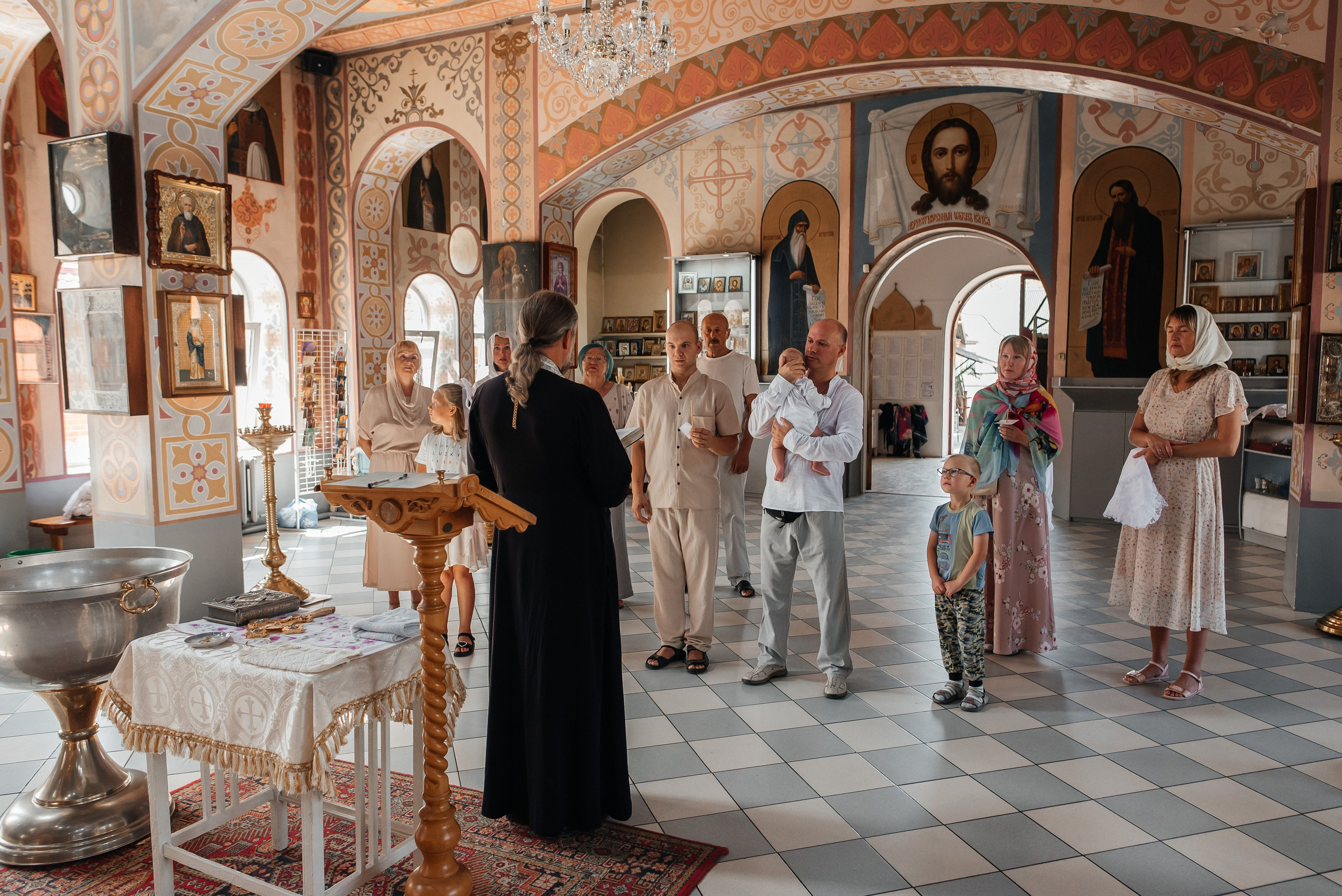 Крещение Артемия. Детский и семейный фотограф выпускной альбом Приморско-Ахтарск