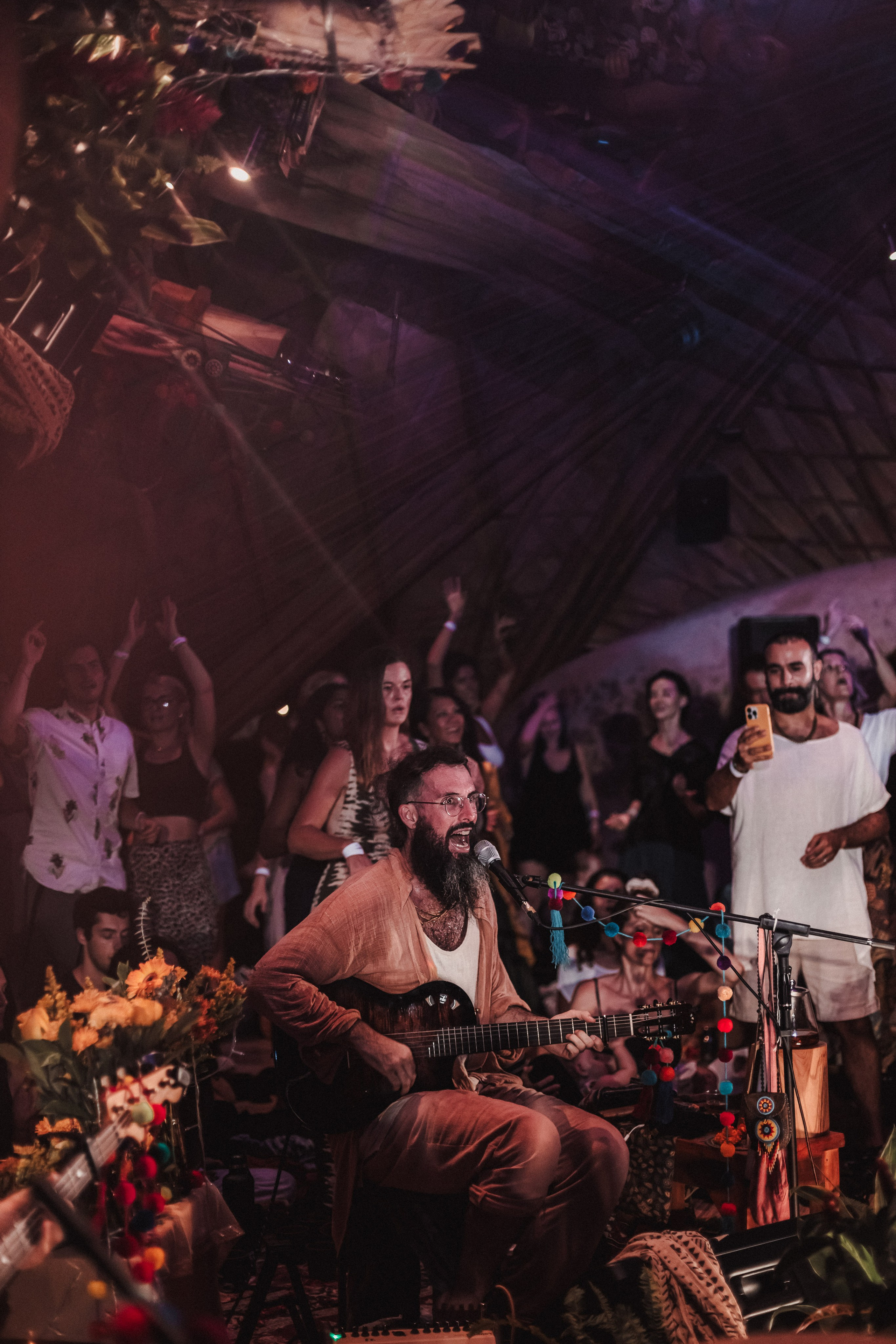 Hanuman Project kirtan at Alchemy march. Mariam Bagdasaryan