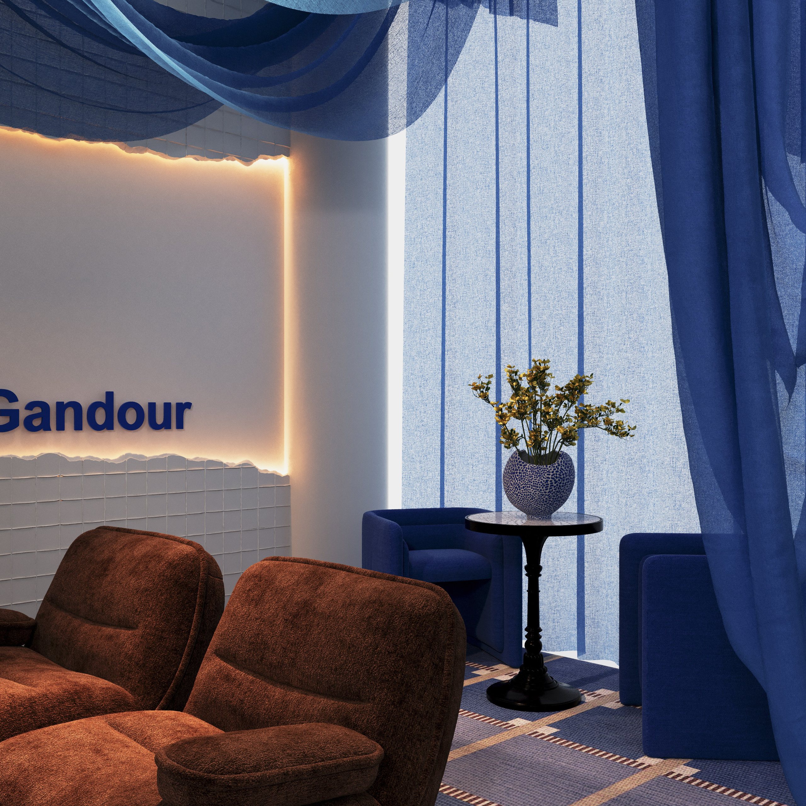 Стенд Dubai BeautyWorld. Дизайнер интерьера в Москве Екатерина Шаймердинова