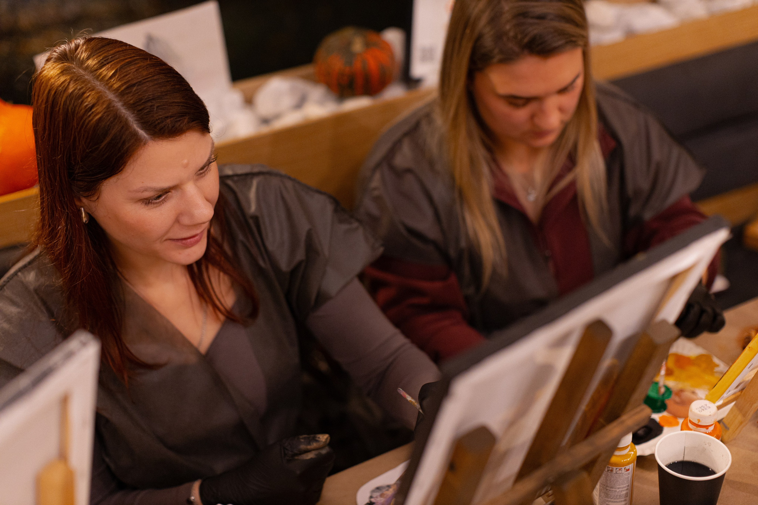 МК Тыква в кафе Здрасте. Анастасия Ракчеева Художник