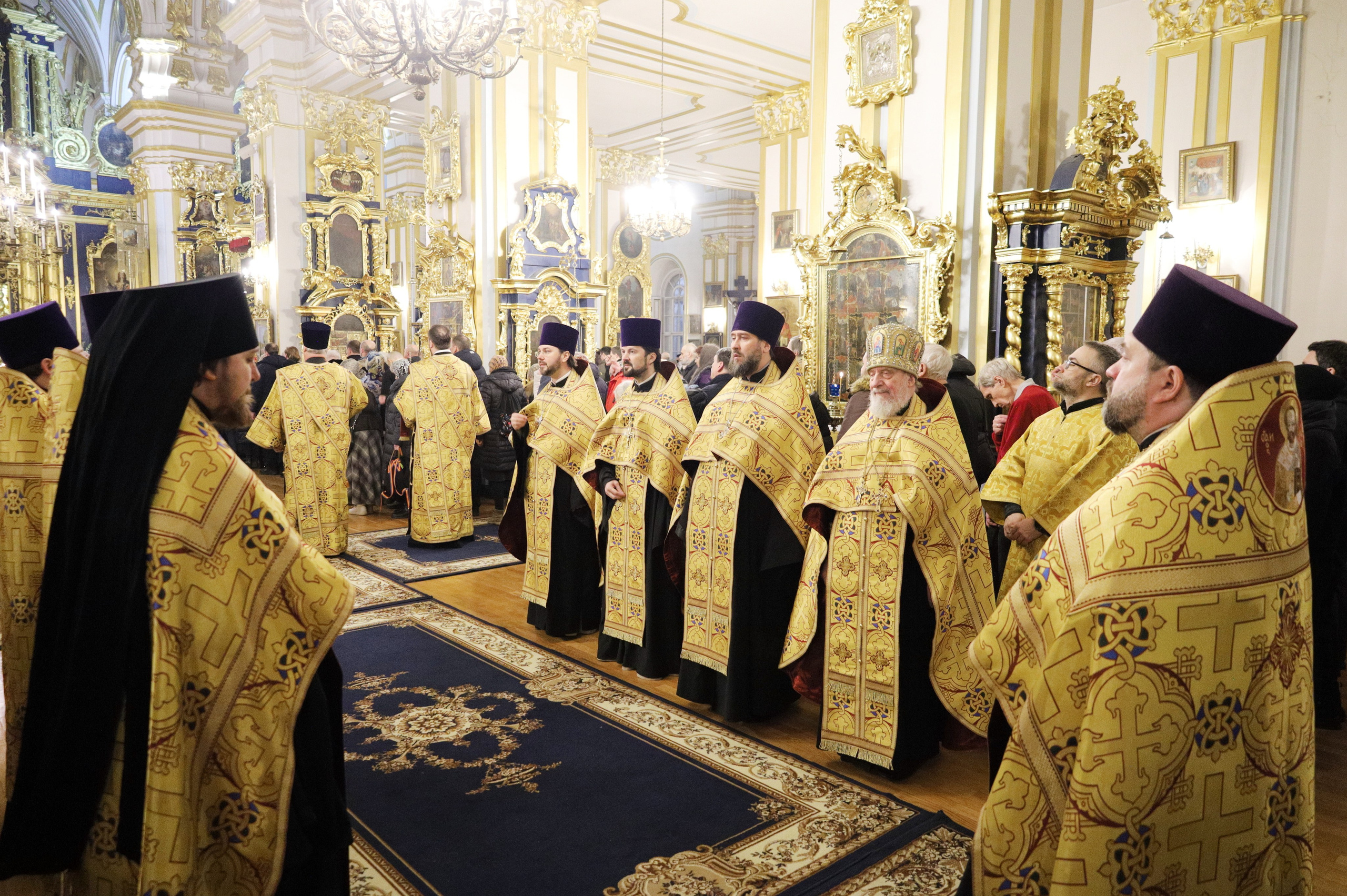 СЛУЖЕНИЕ В КАНУН ДНЯ ПАМЯТИ СВЯТИТЕЛЯ НИКОЛАЯ ЧУДОТВОРЦА. НИКОЛО-БОГОЯВЛЕНСКИЙ МОРСКОЙ СОБОР