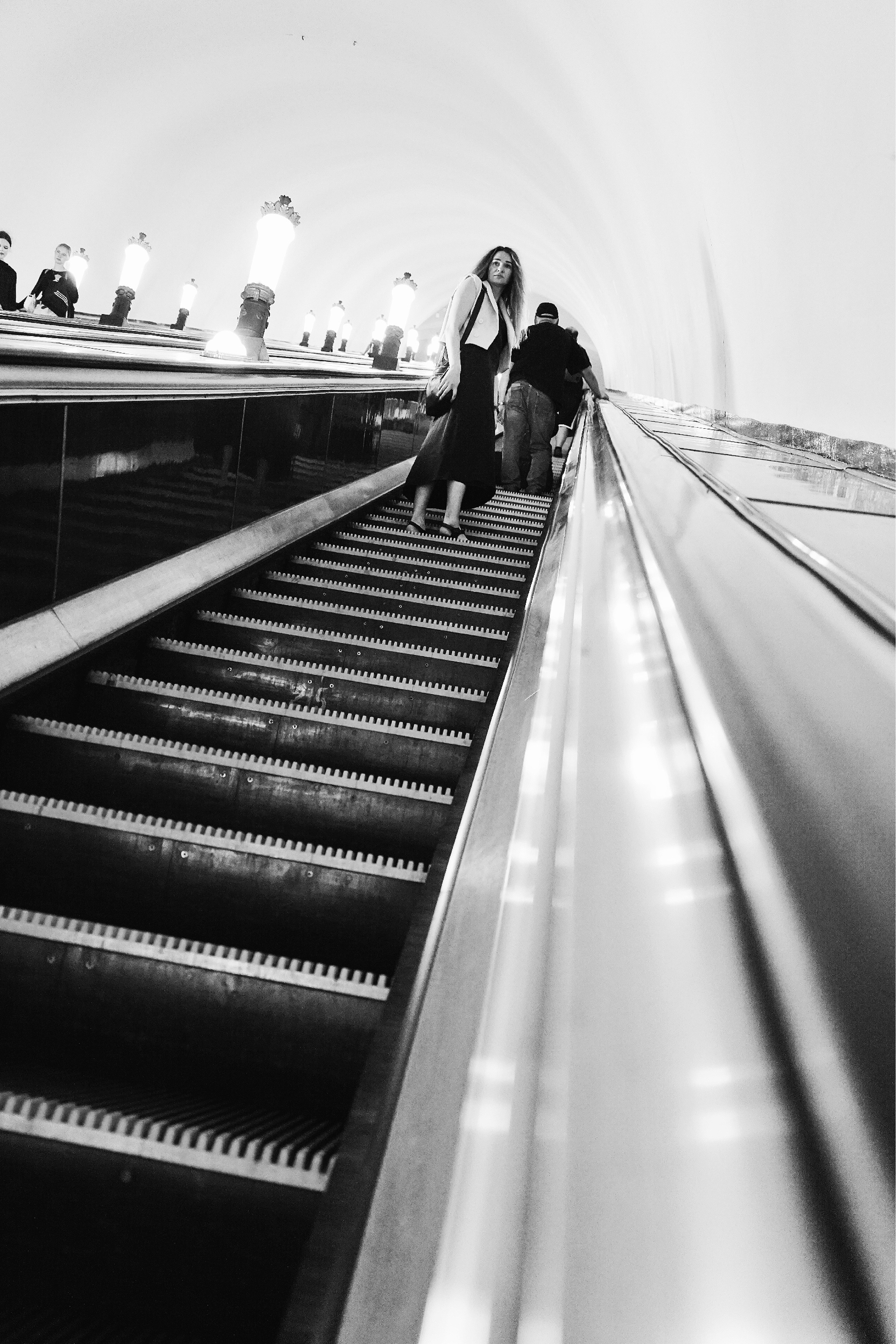 Анна в Московском метро. Событийный фотограф Анна Курникова