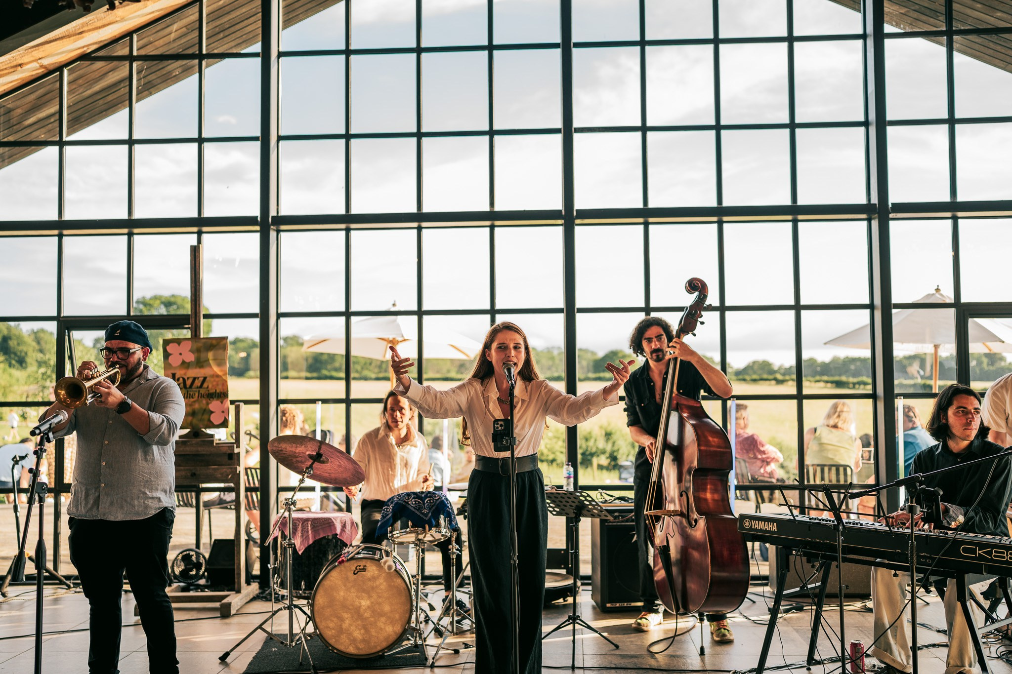 Jazz the heights. Photographer in London Marina Fesenko